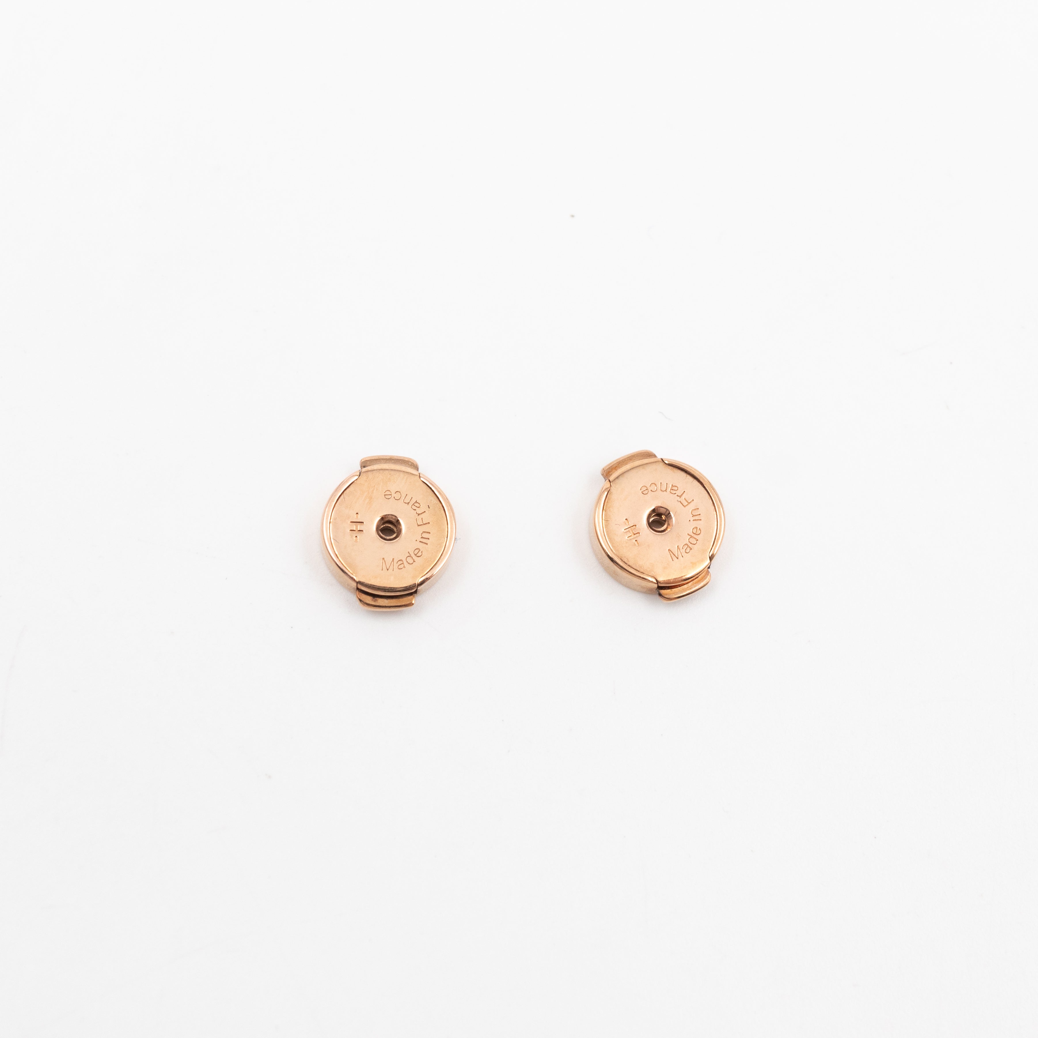 Cage d'H Earrings Red Gold