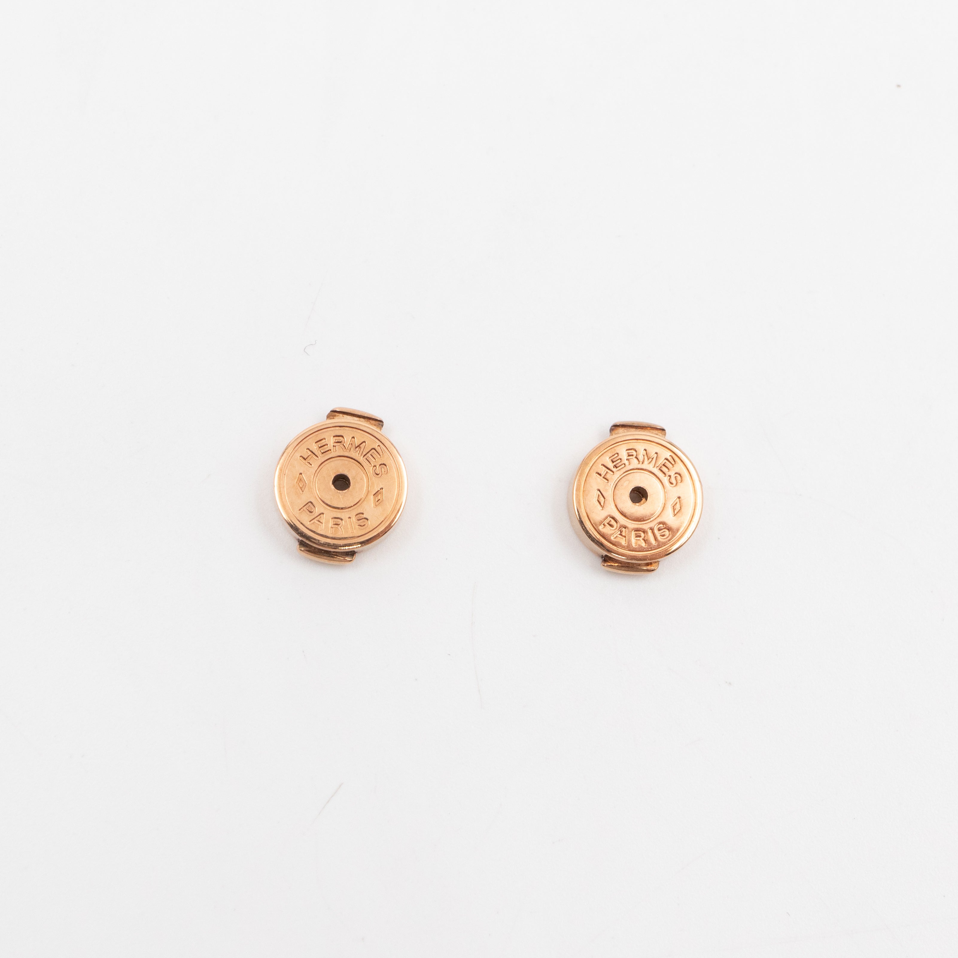 Cage d'H Earrings Red Gold