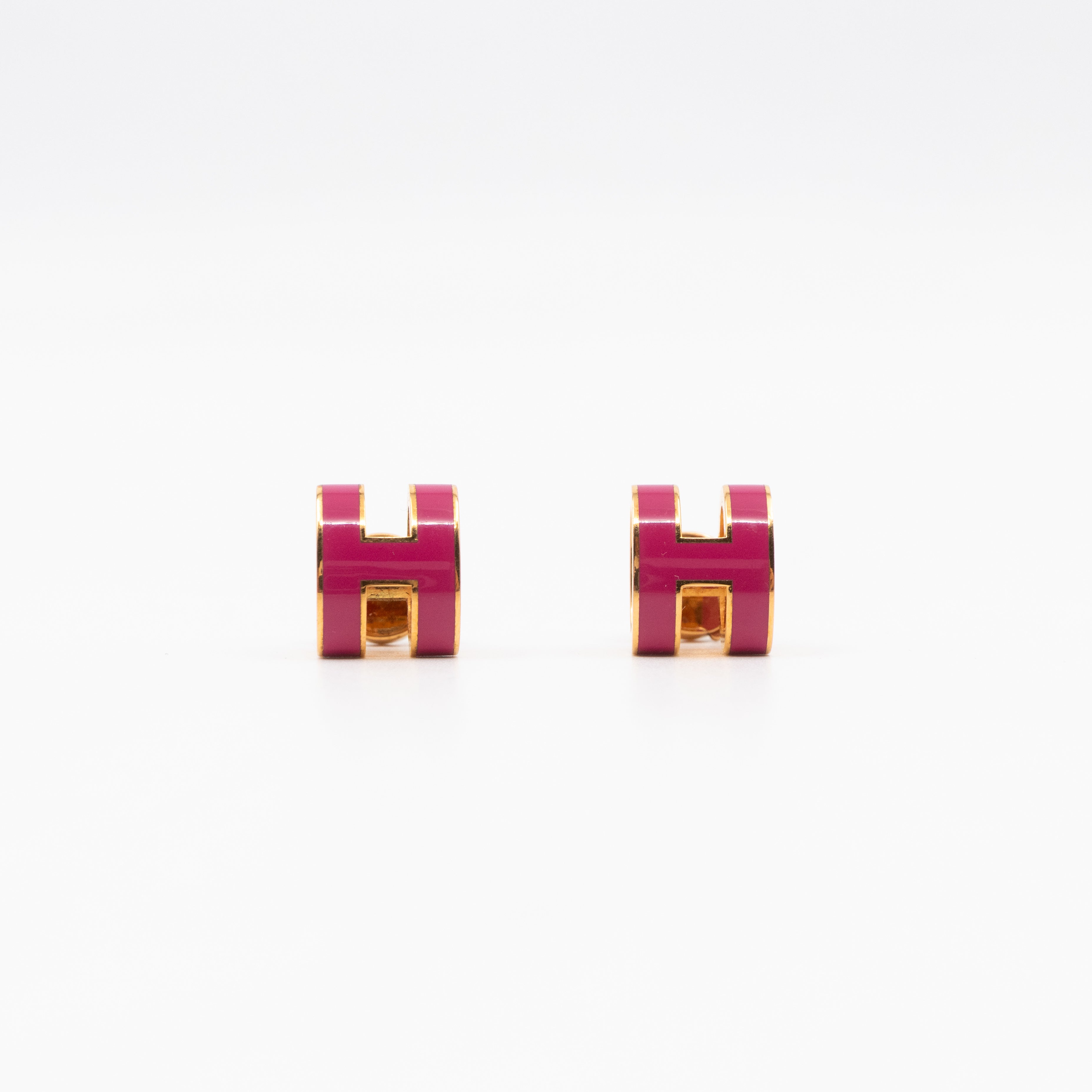 Pop H Earrings Rose & Gold
