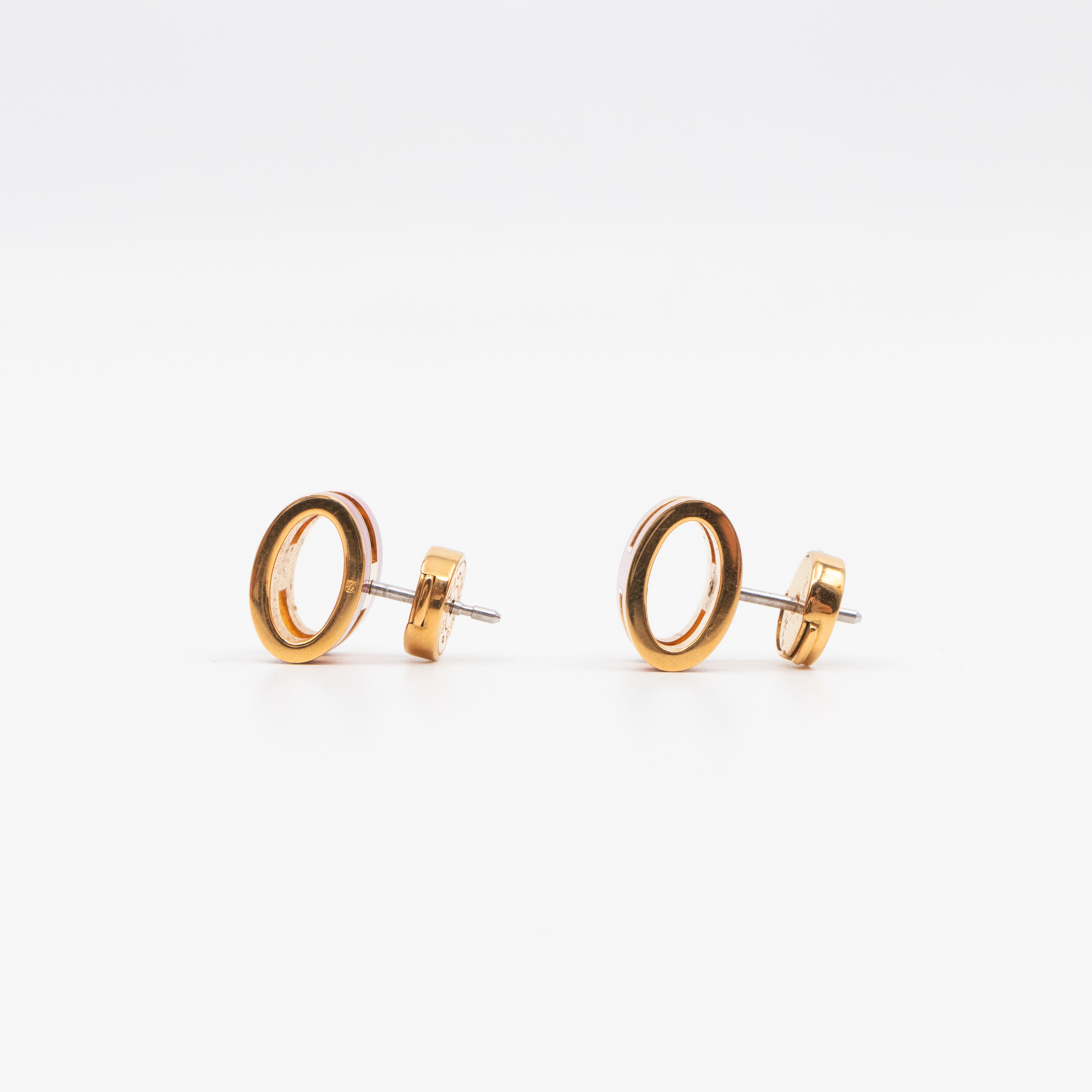 Pop H Earrings Rose & Gold