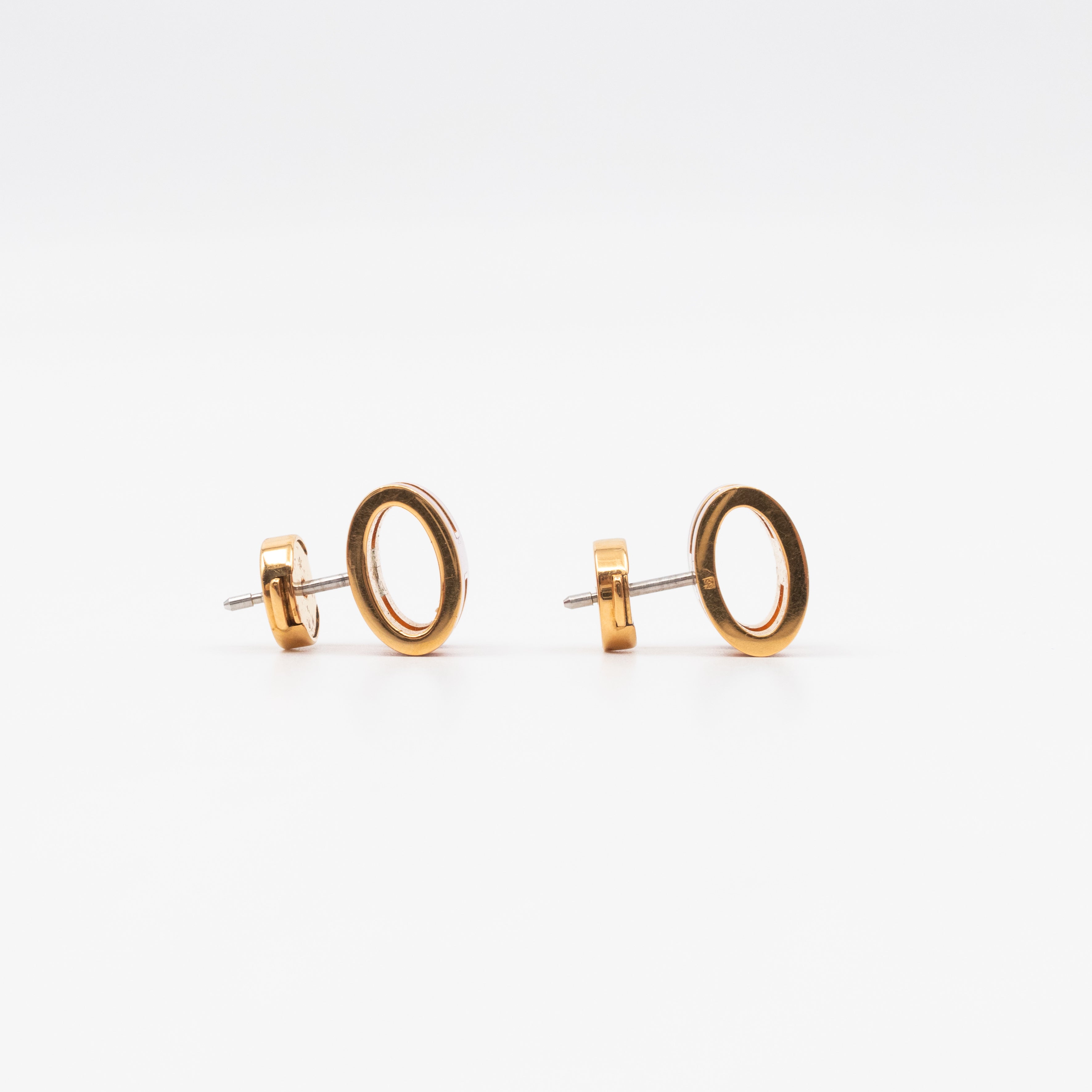 Pop H Earrings Rose & Gold