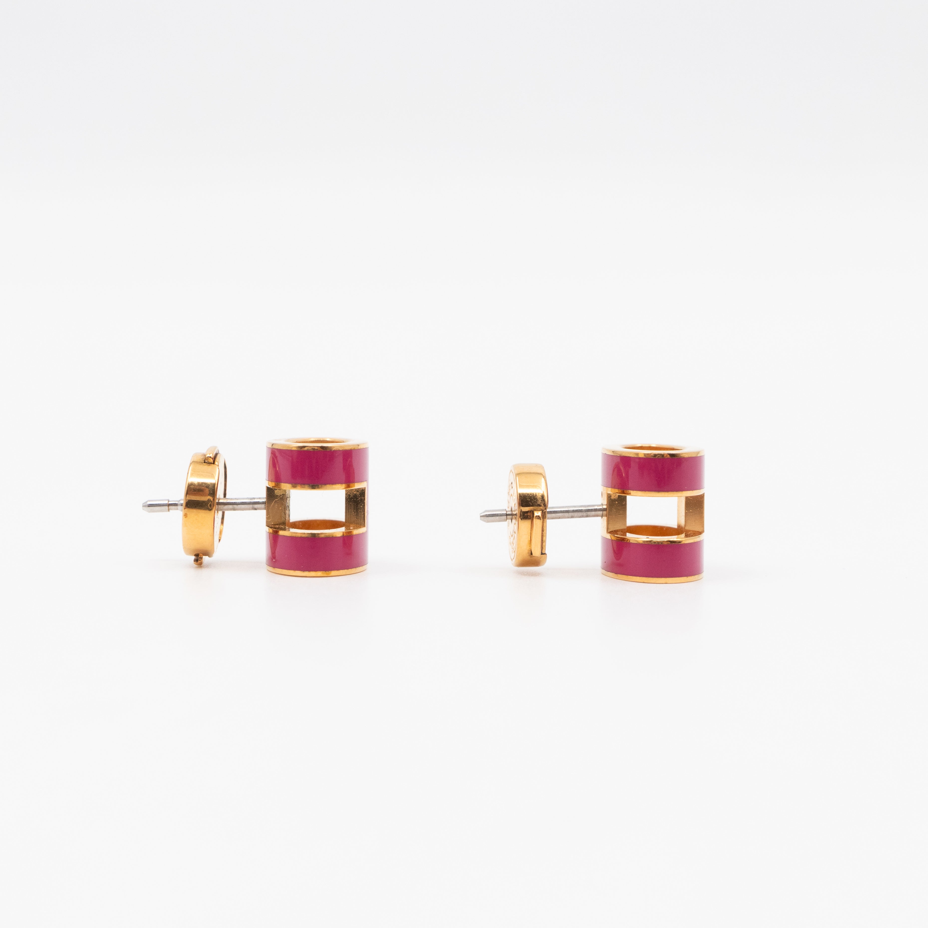 Pop H Earrings Rose & Gold