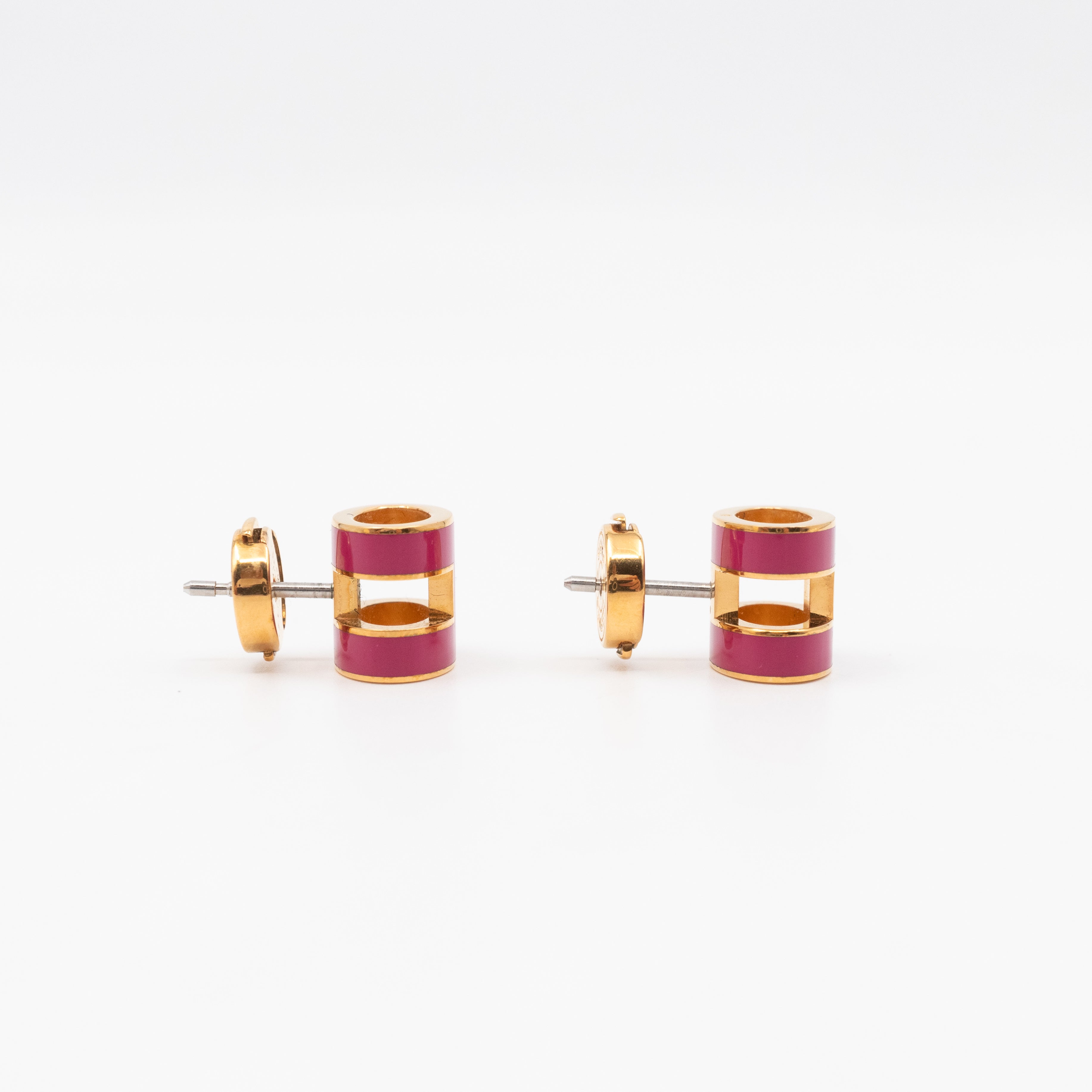 Pop H Earrings Rose & Gold