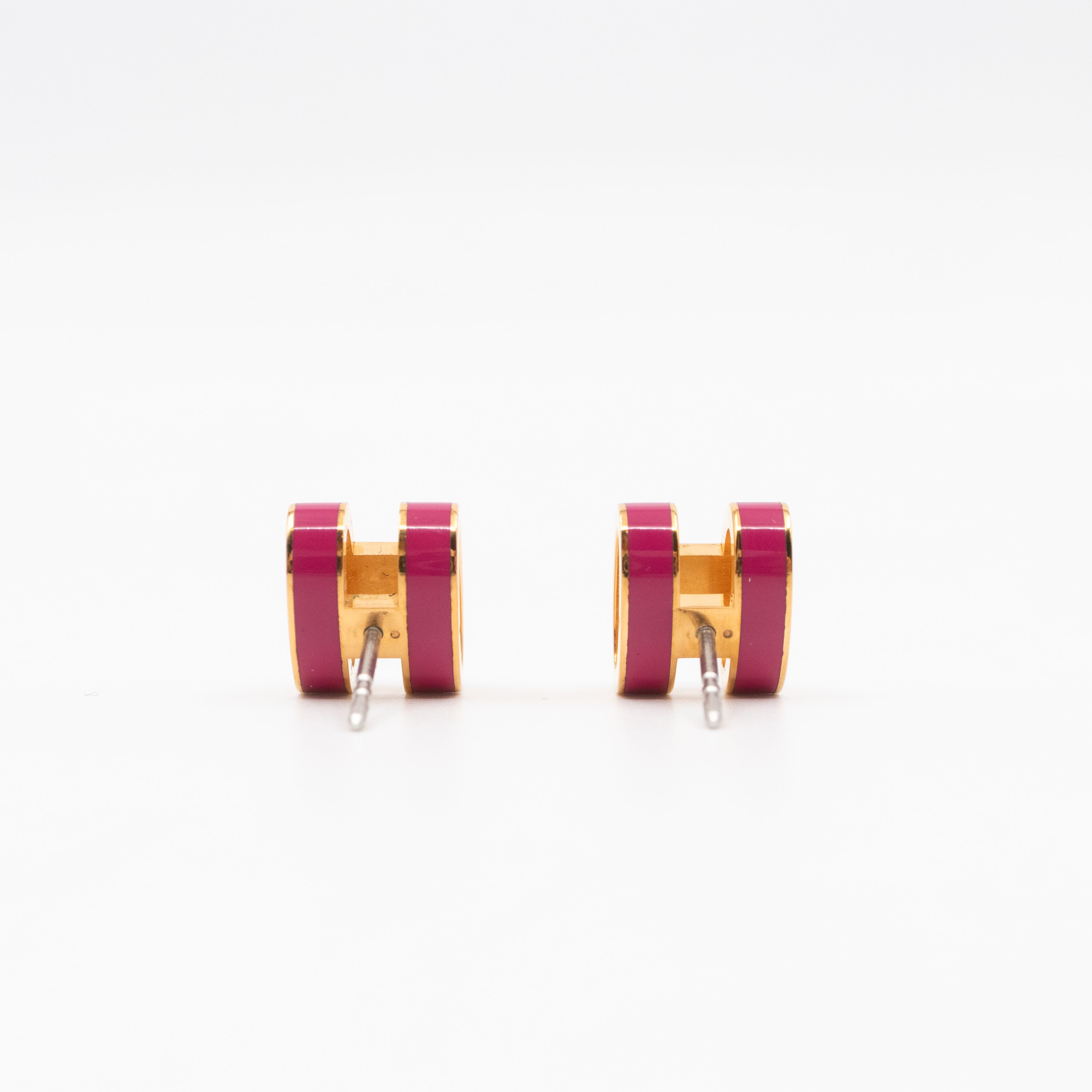 Pop H Earrings Rose & Gold
