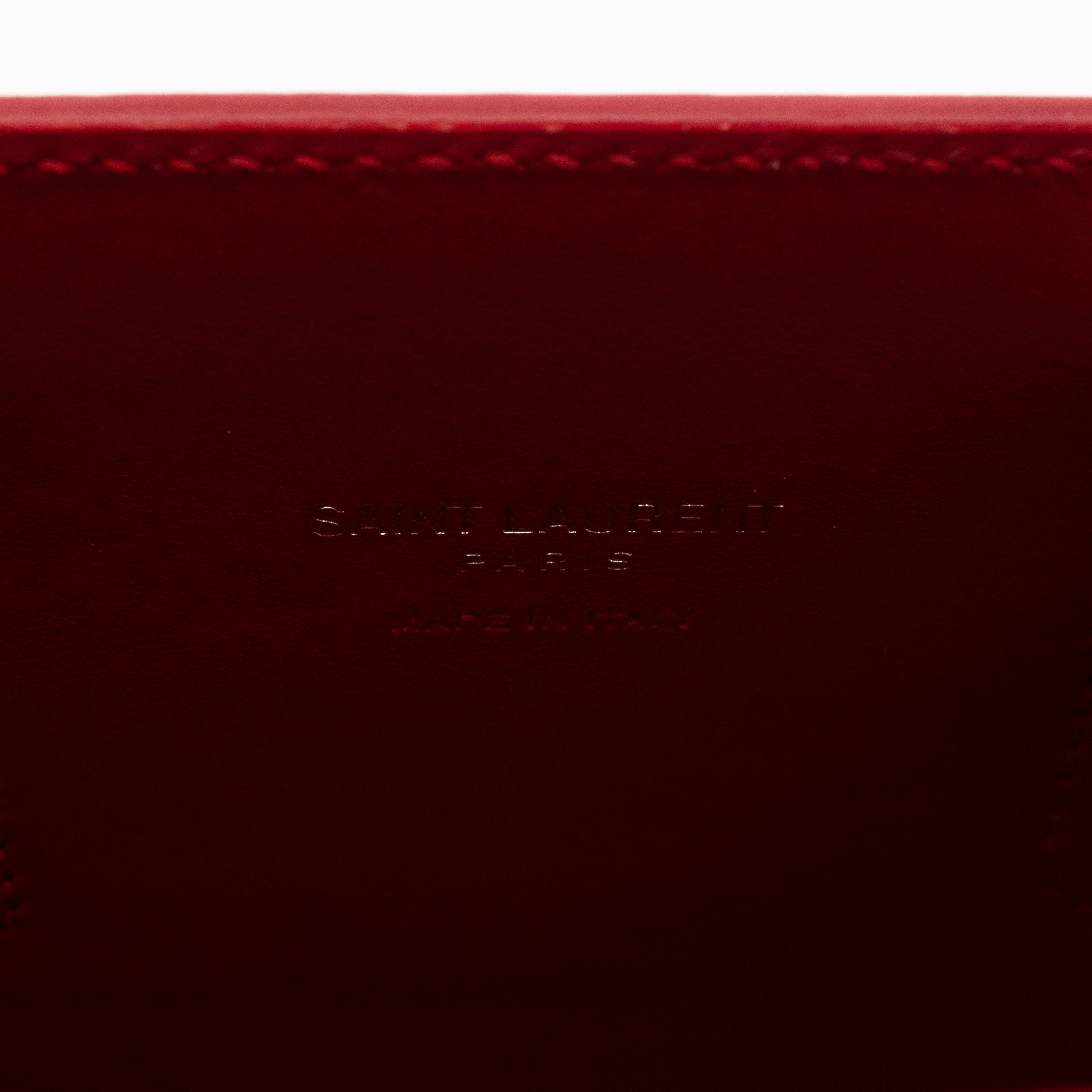 Sac de Jour Nano Red Croc Embossed Leather