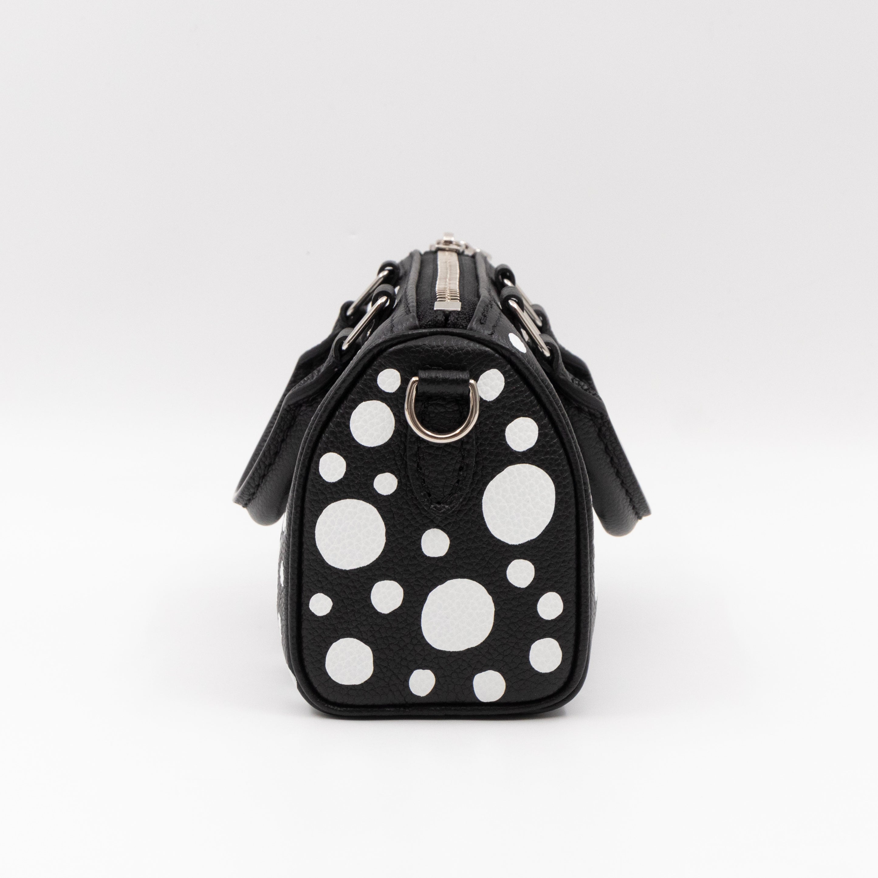 Nano Speedy LV x YK Black Monogram Empreinte Leather