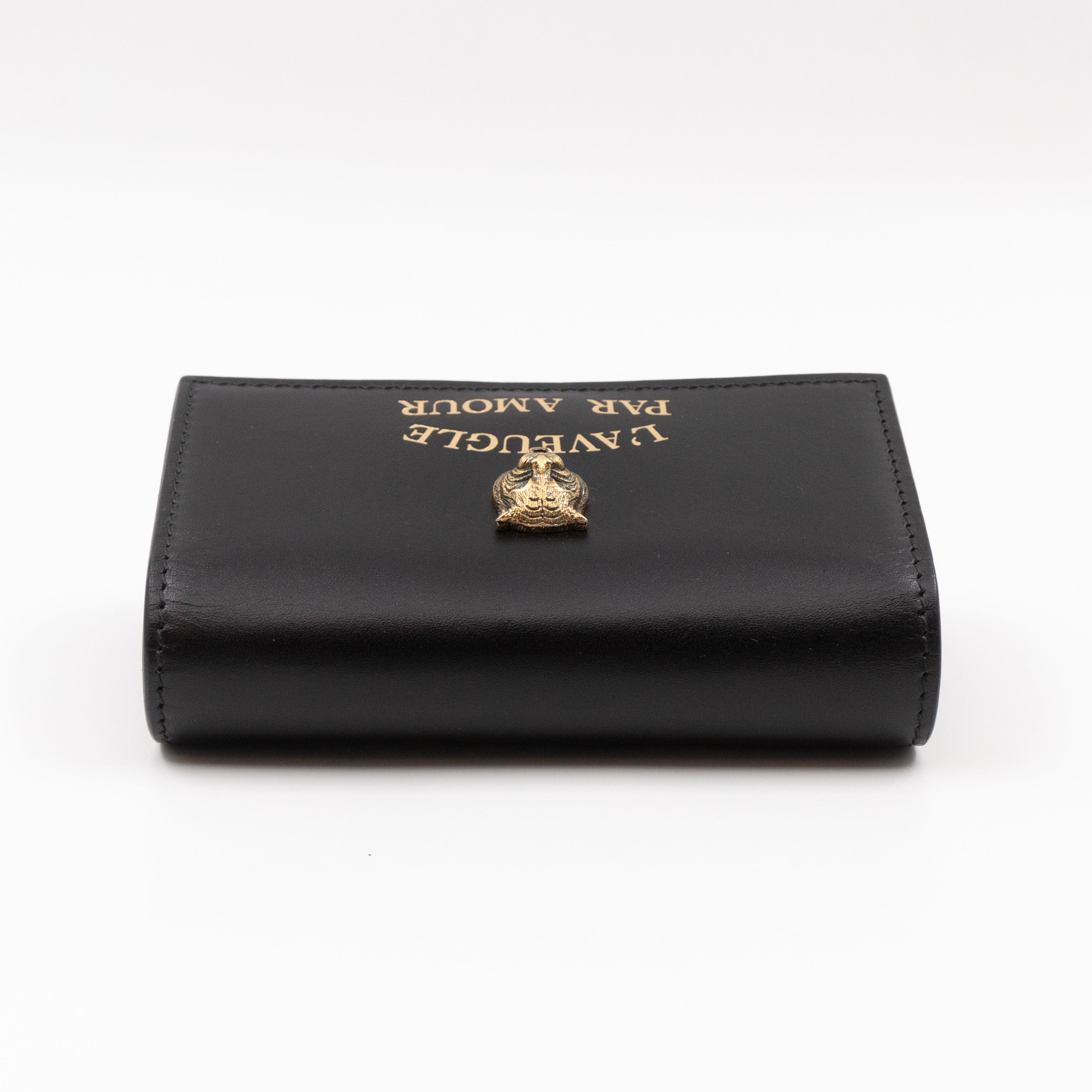 Animalier L'Aveugle Par Amour Mini Crossbody Bag Black Leather