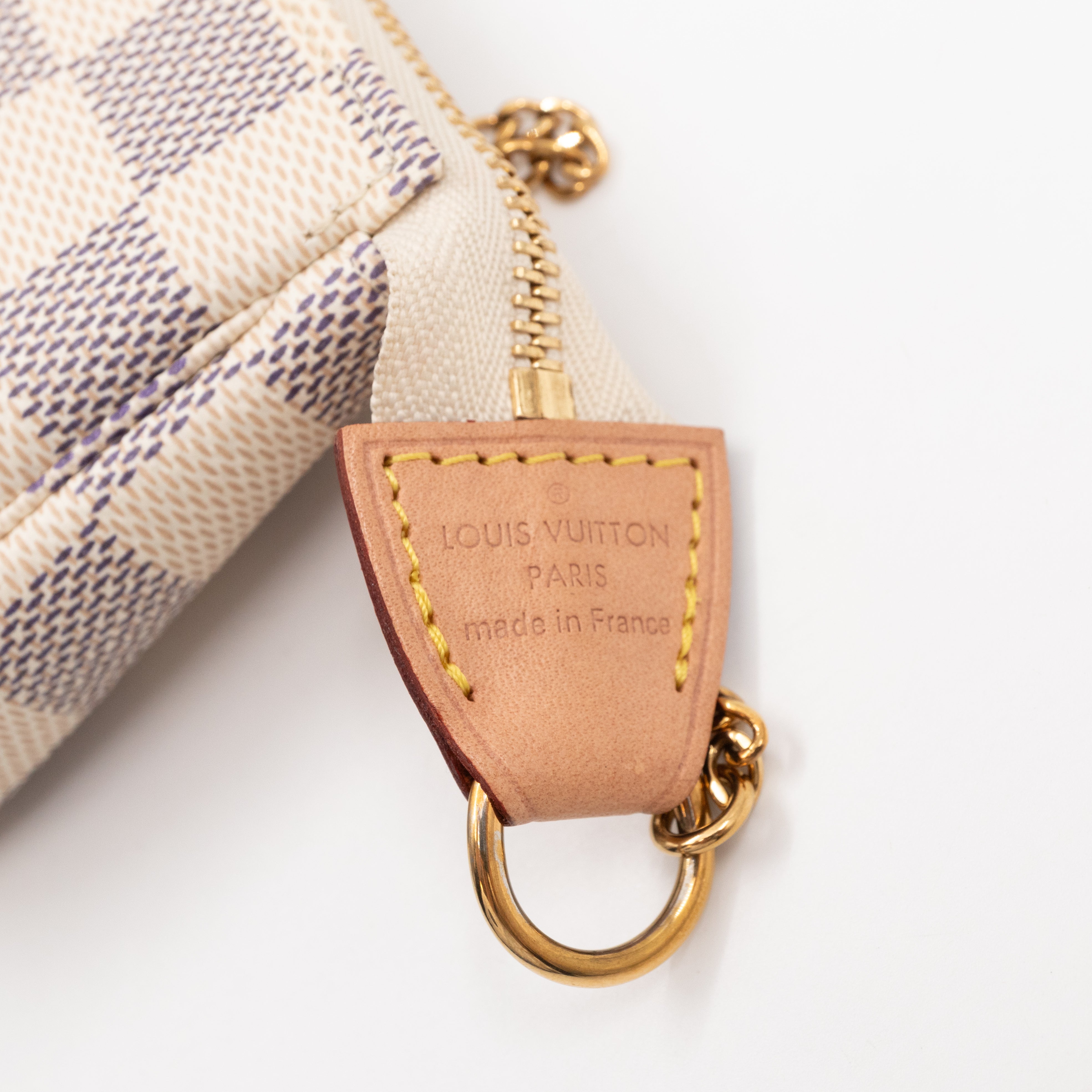 Mini Pochette Accessoires Damier Azur