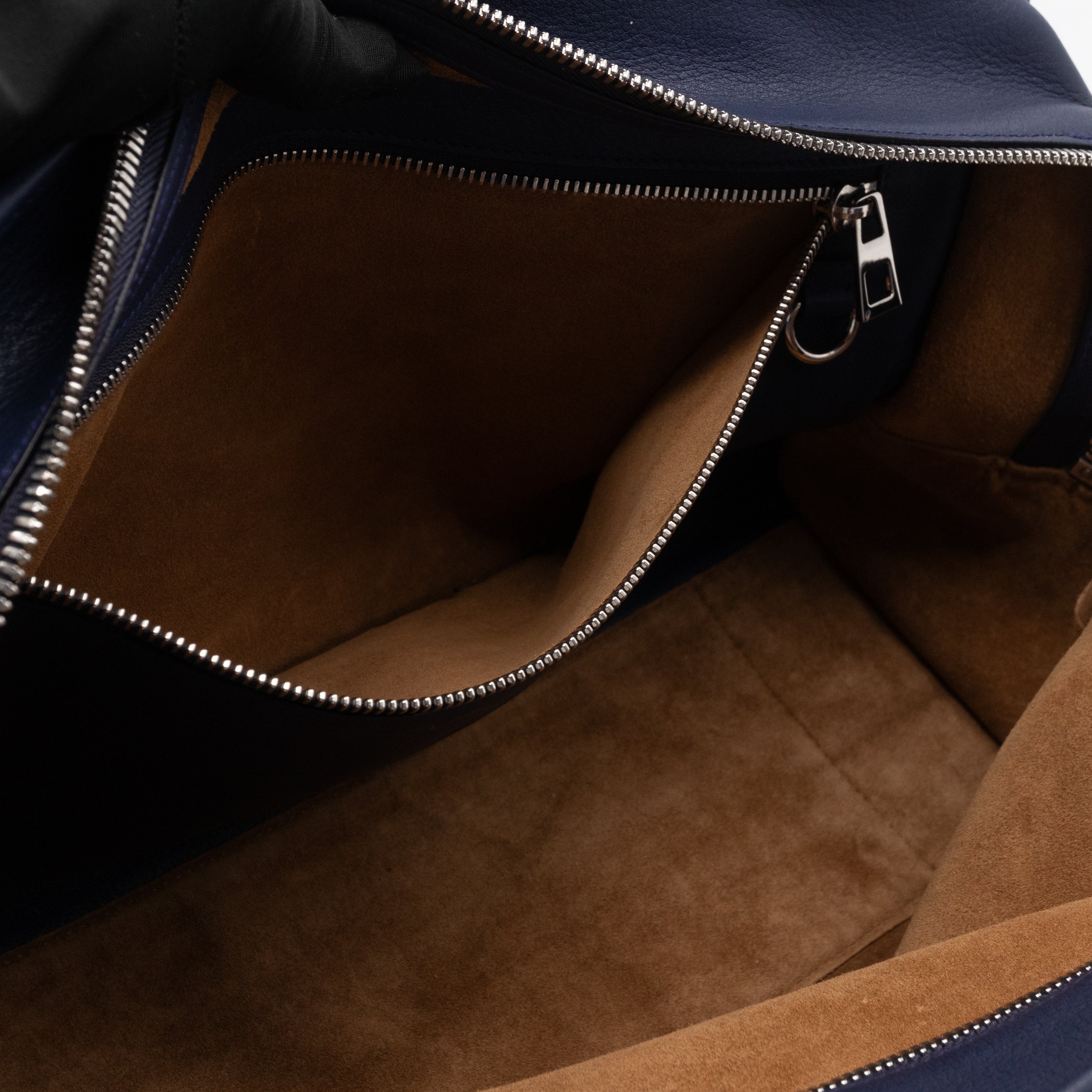 Amazona 36 Navy Leather With Shoulder Strap