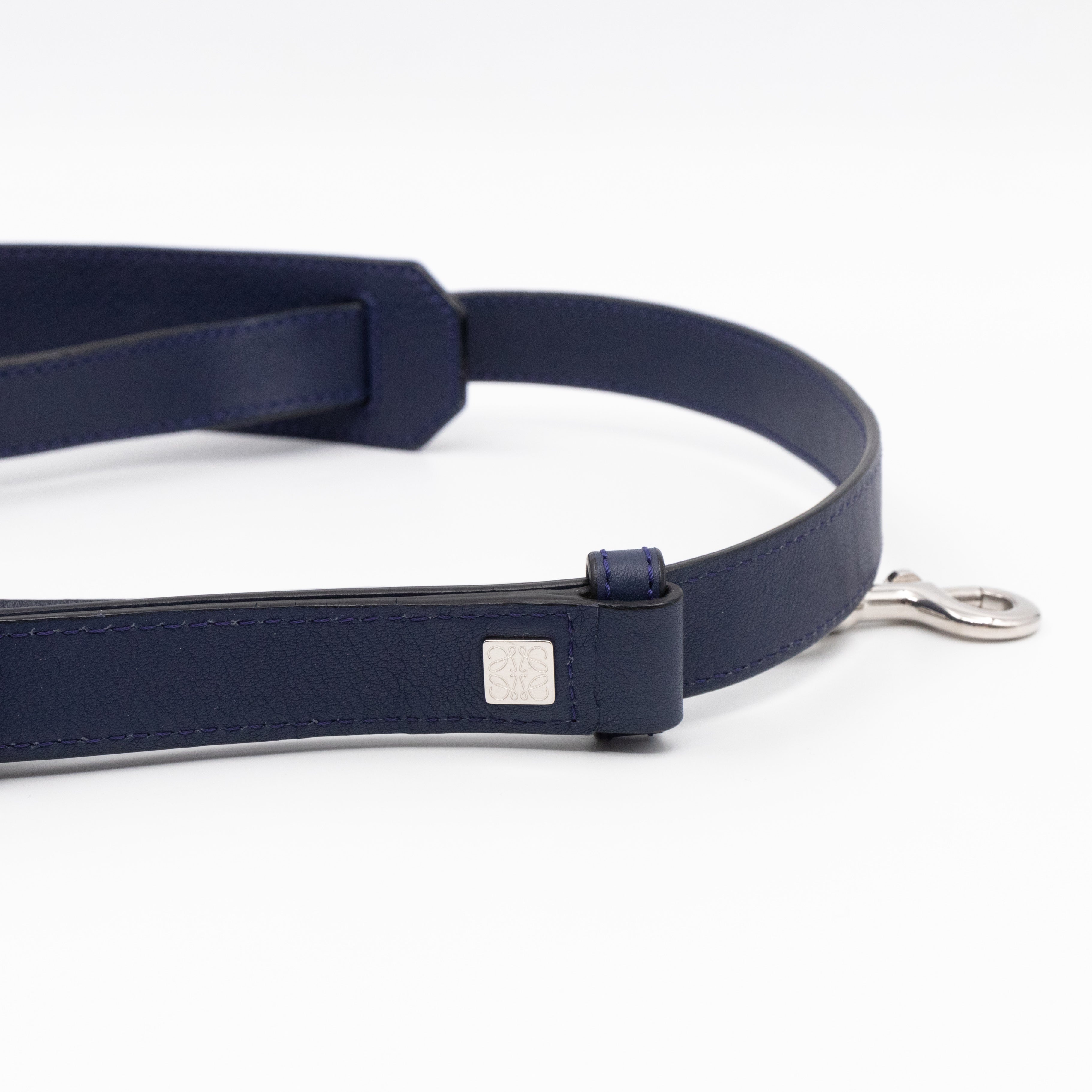 Amazona 36 Navy Leather With Shoulder Strap
