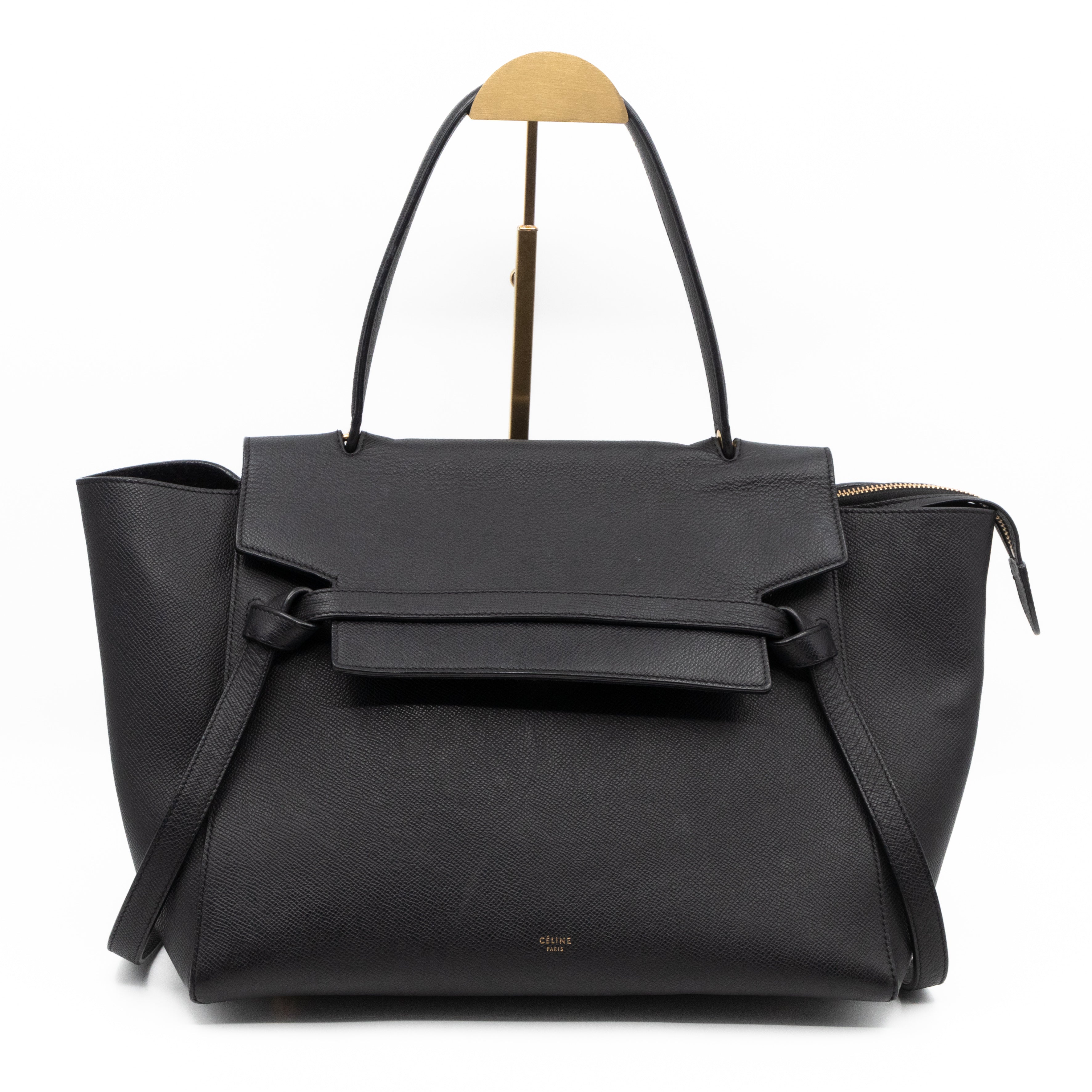 Small Belt Bag Black Leather