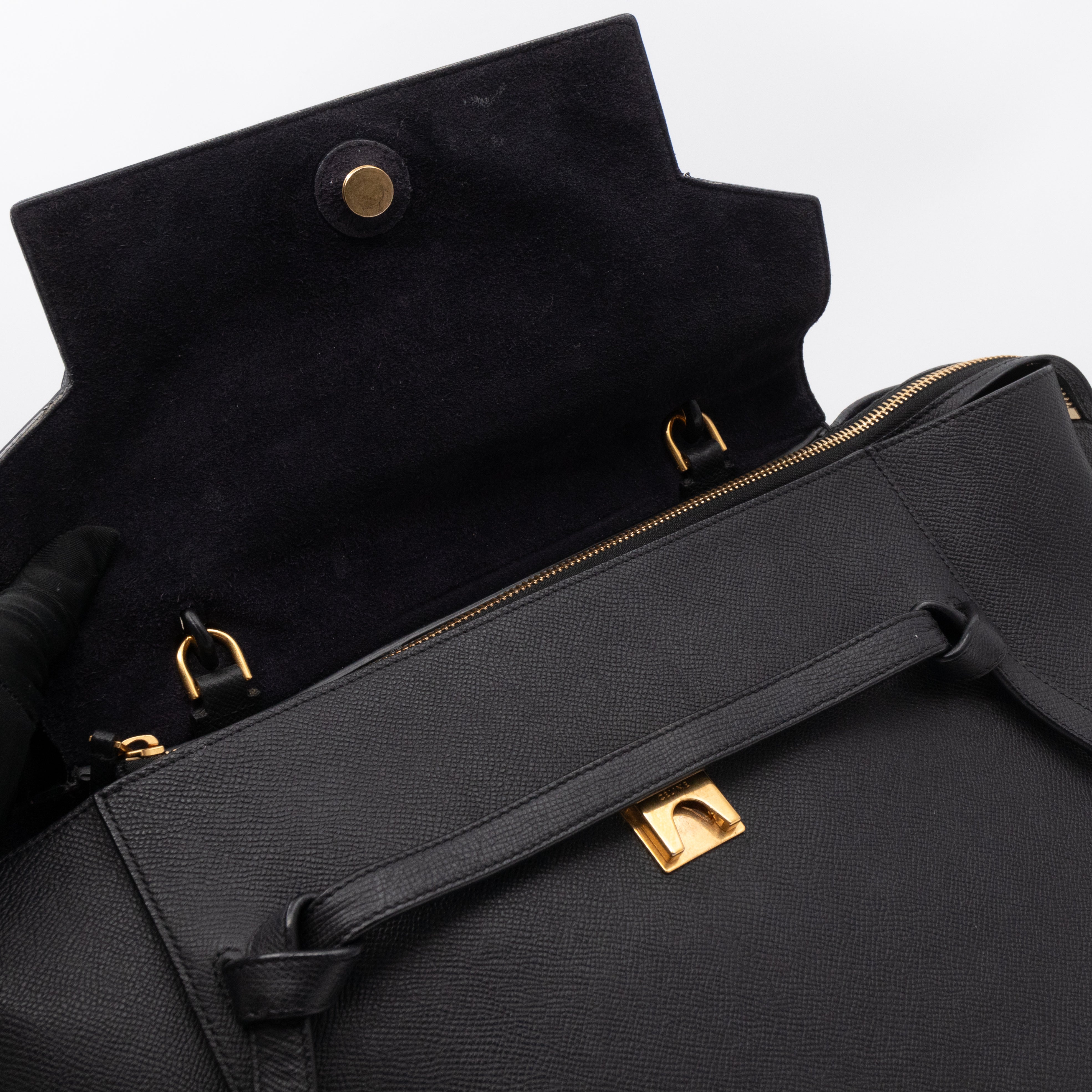 Small Belt Bag Black Leather