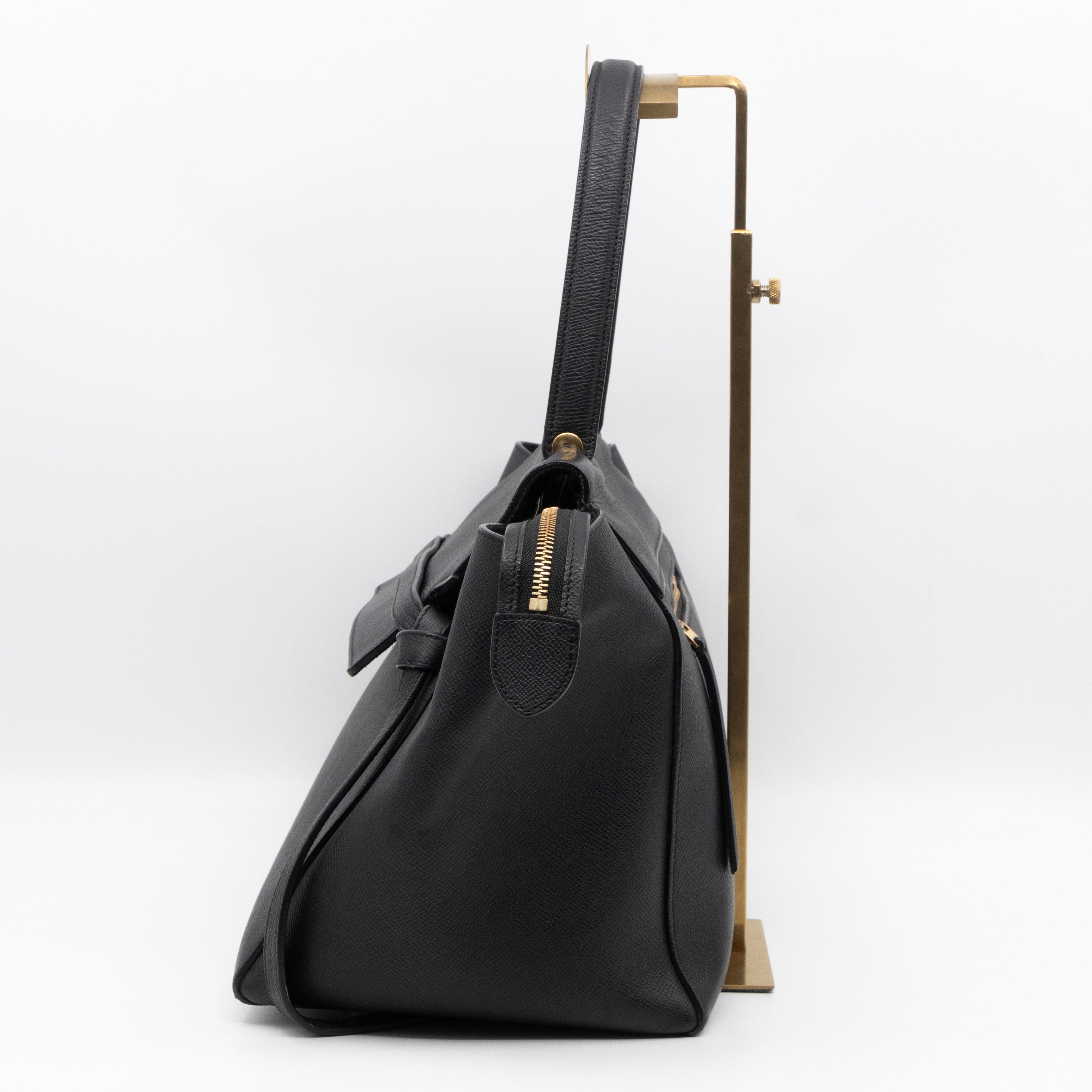 Small Belt Bag Black Leather