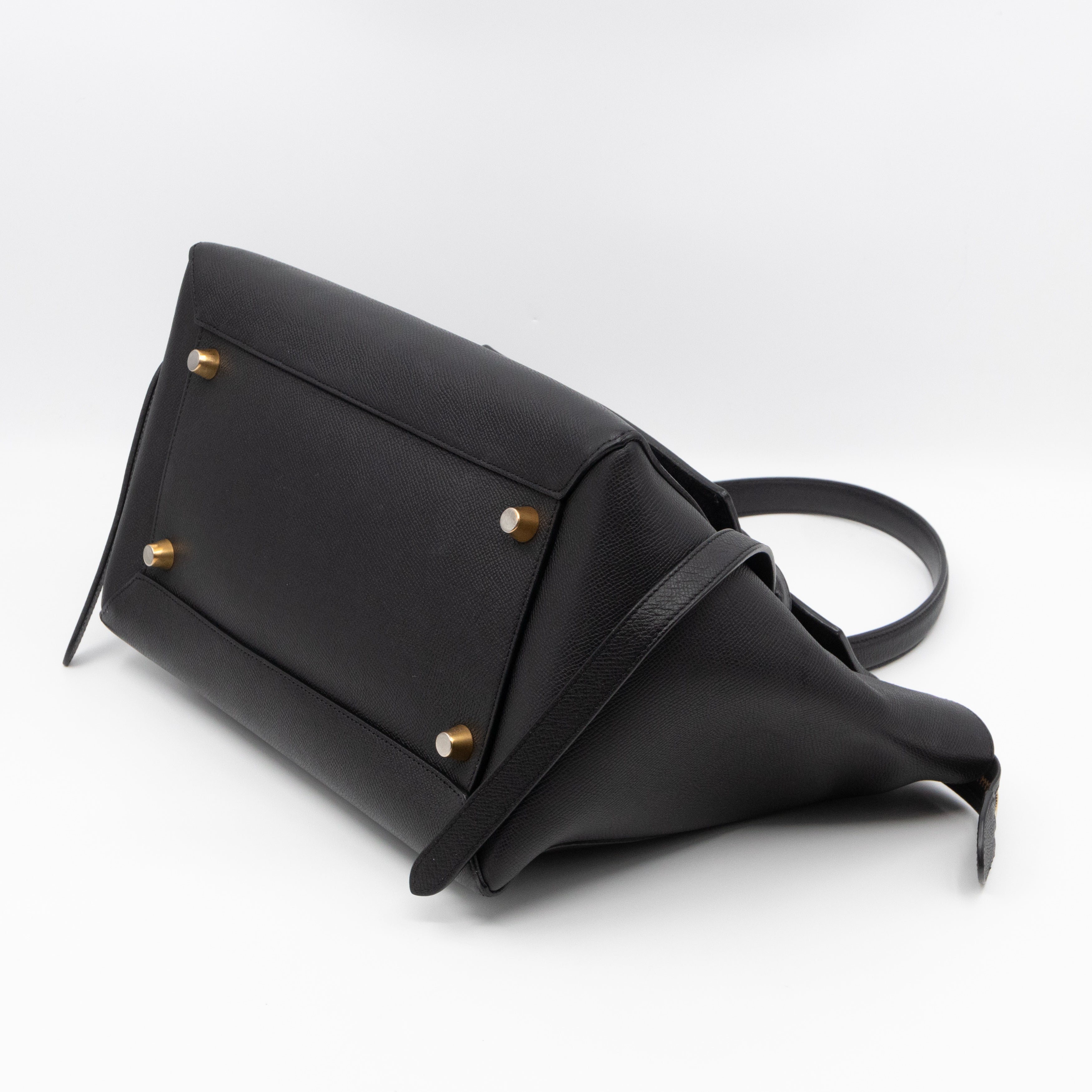 Small Belt Bag Black Leather