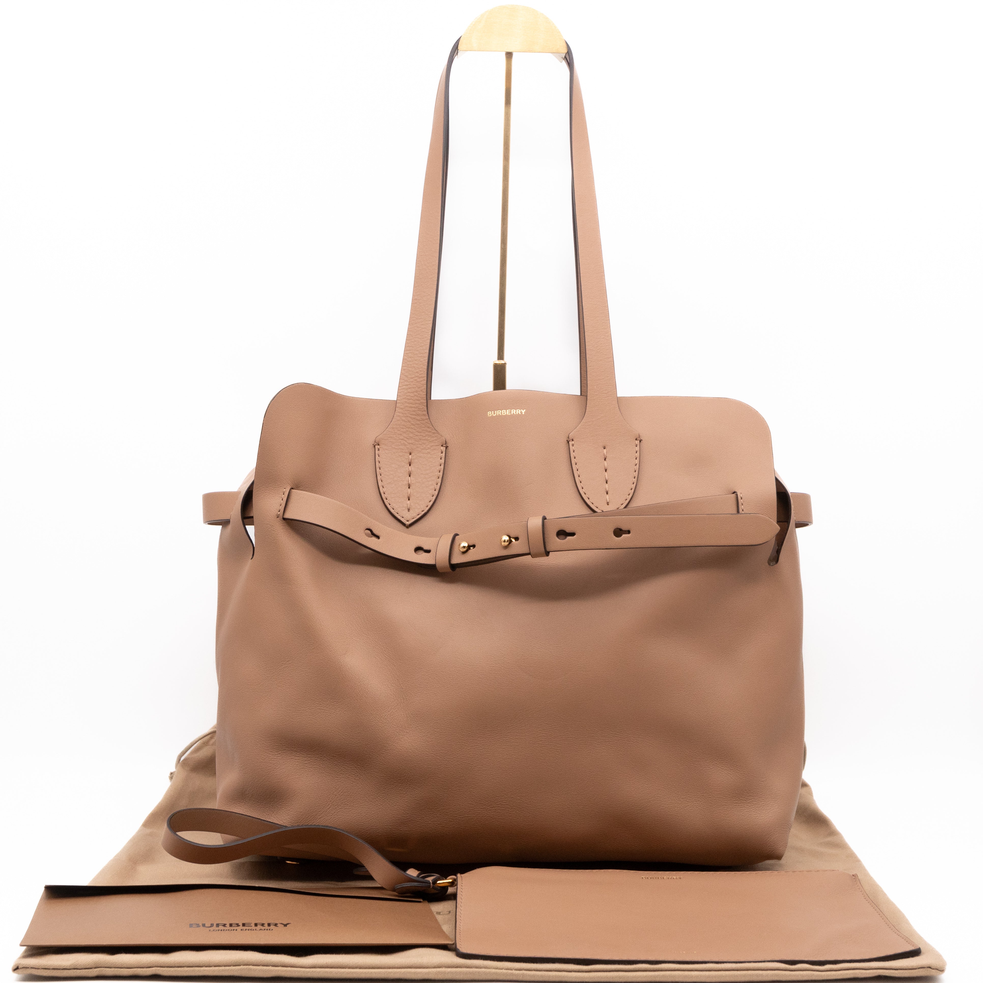 Medium Soft Belt Bag Light Camel Leather