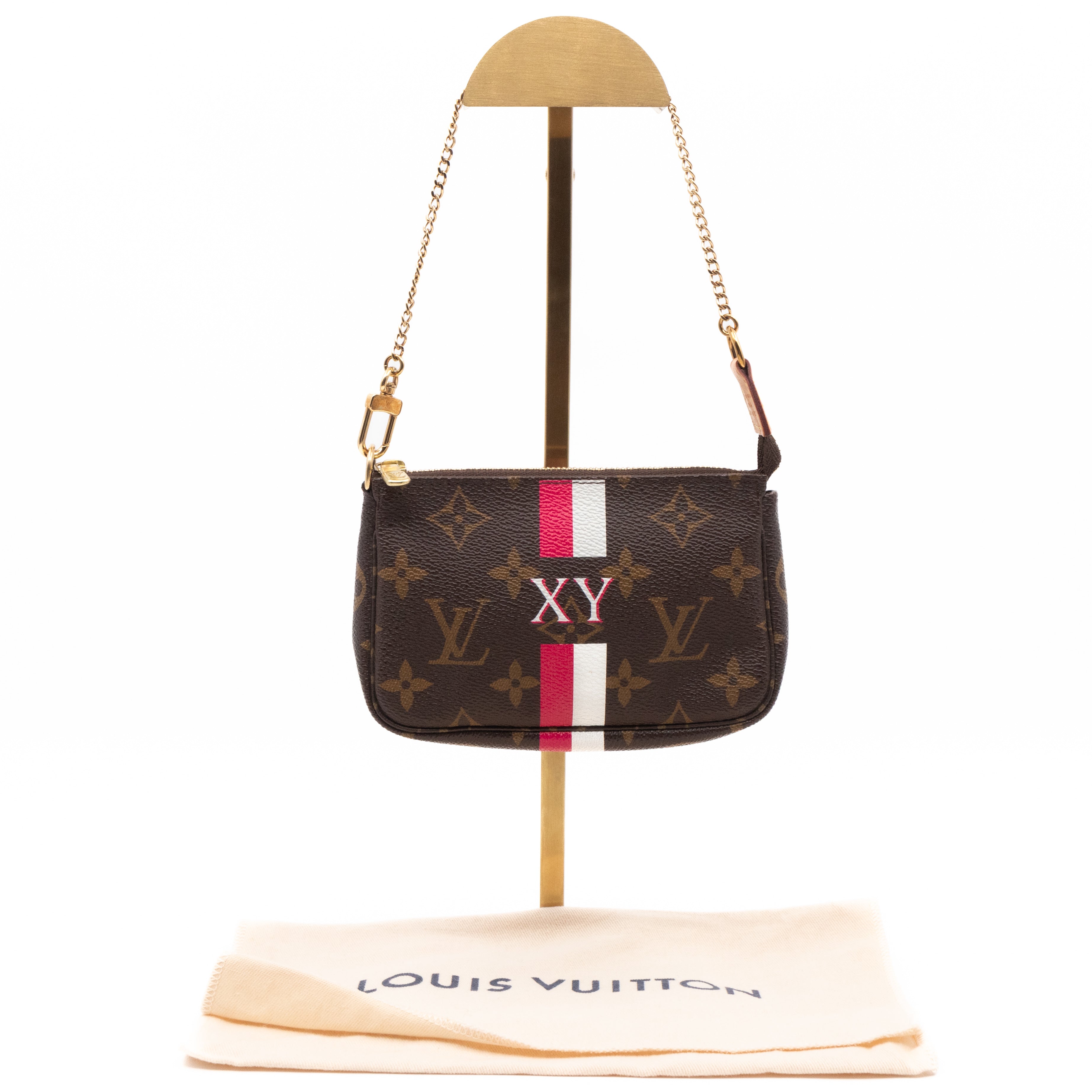 Mini Pochette Accessoires Monogram My LV Heritage Fuchsia White