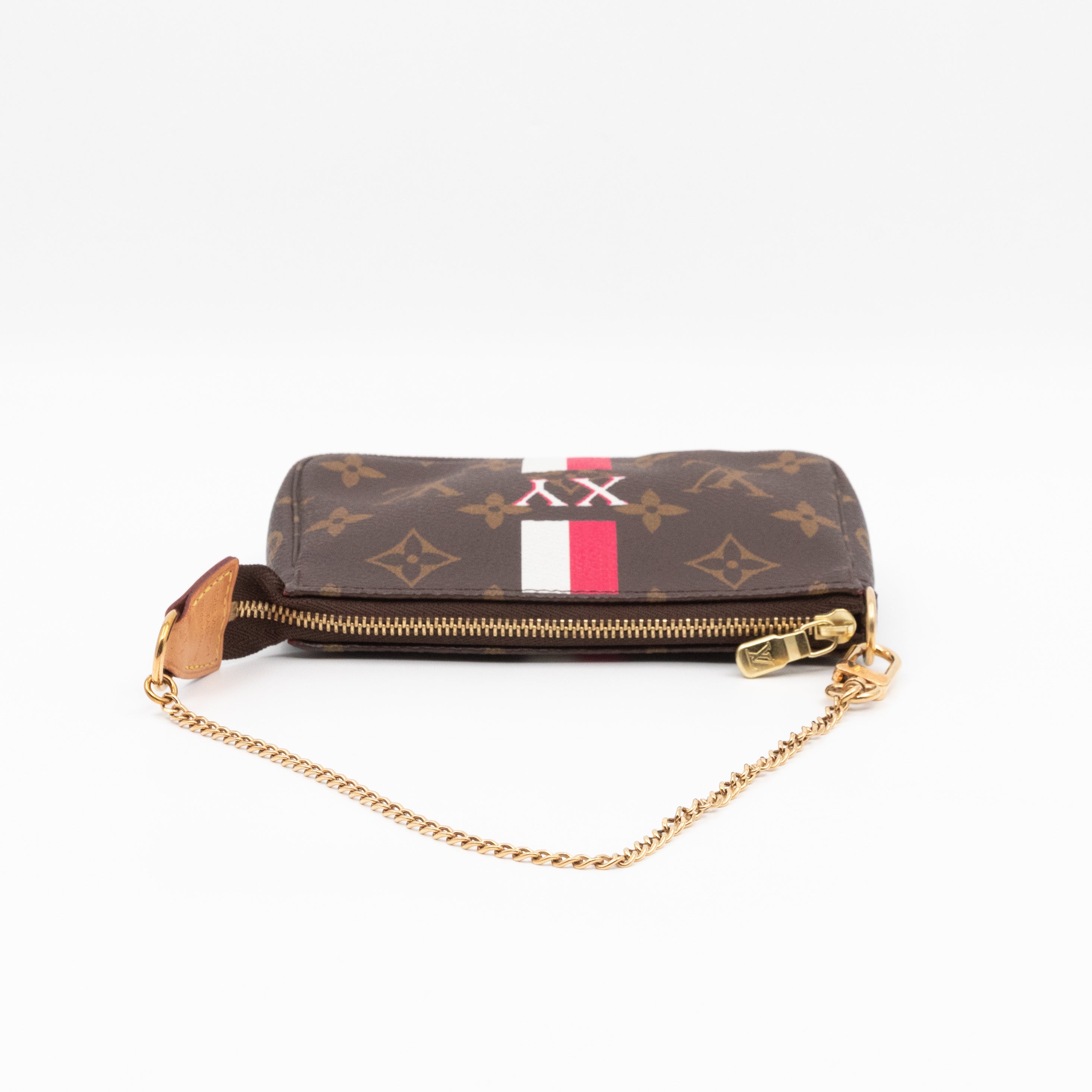 Mini Pochette Accessoires Monogram My LV Heritage Fuchsia White