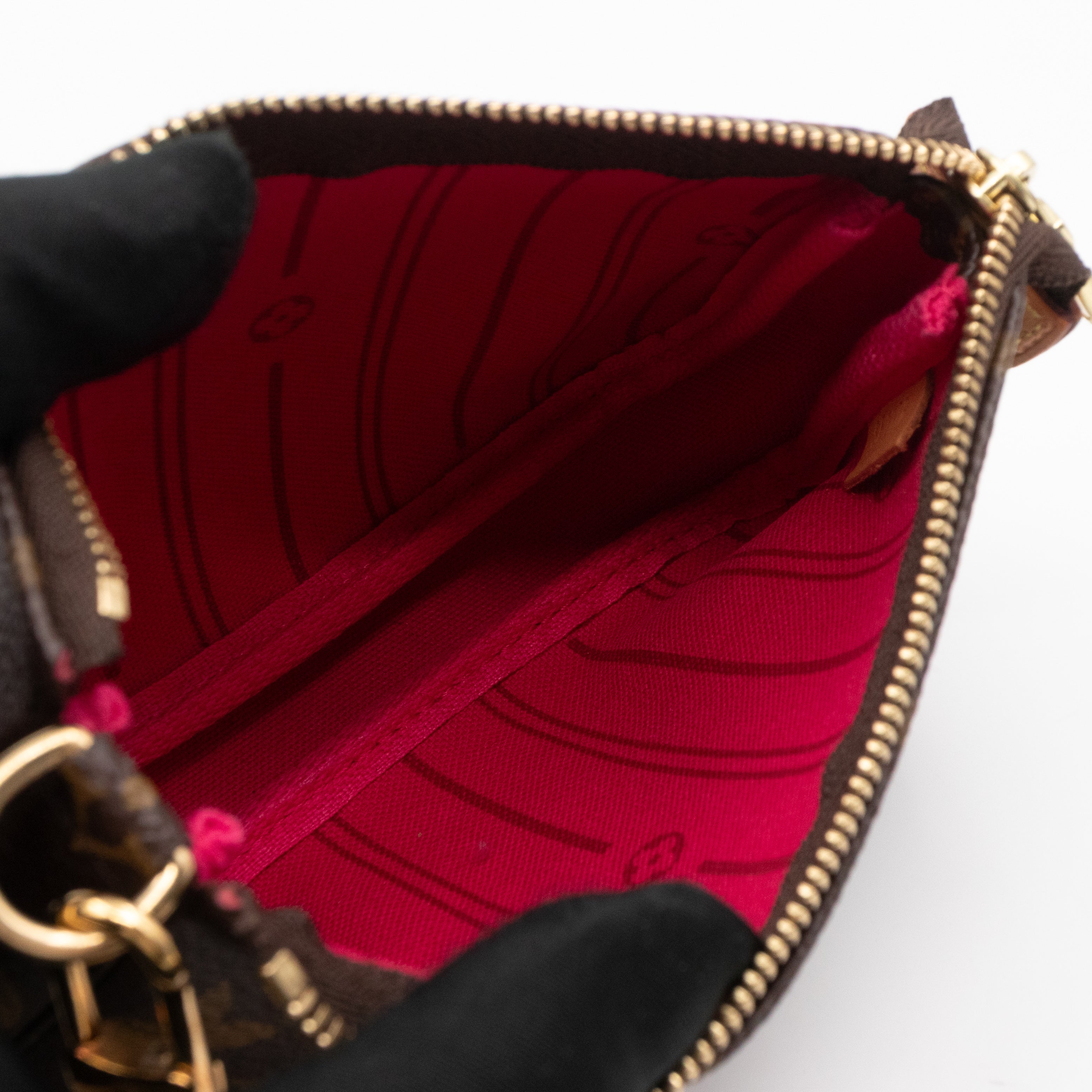 Mini Pochette Accessoires Monogram My LV Heritage Fuchsia White