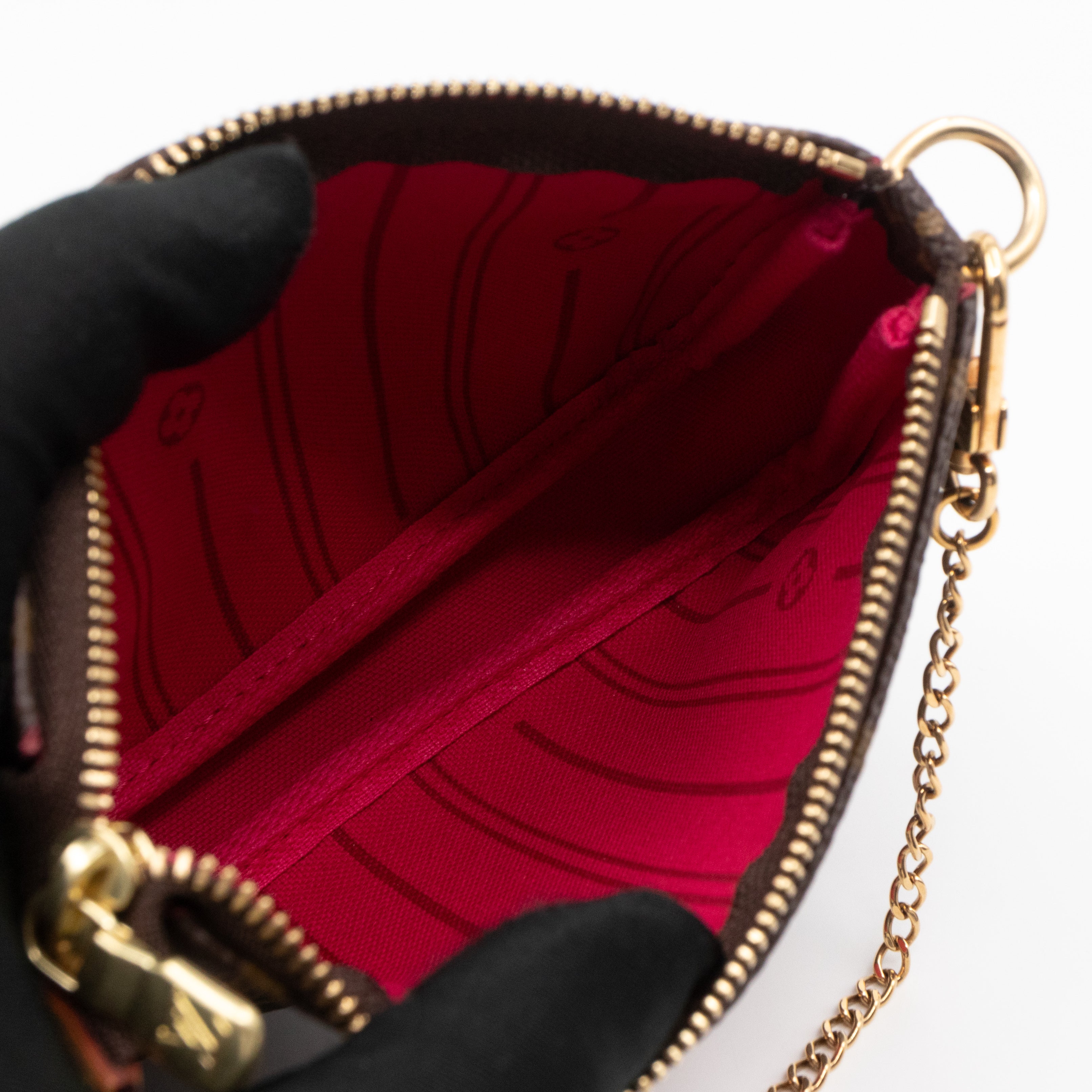 Mini Pochette Accessoires Monogram My LV Heritage Fuchsia White