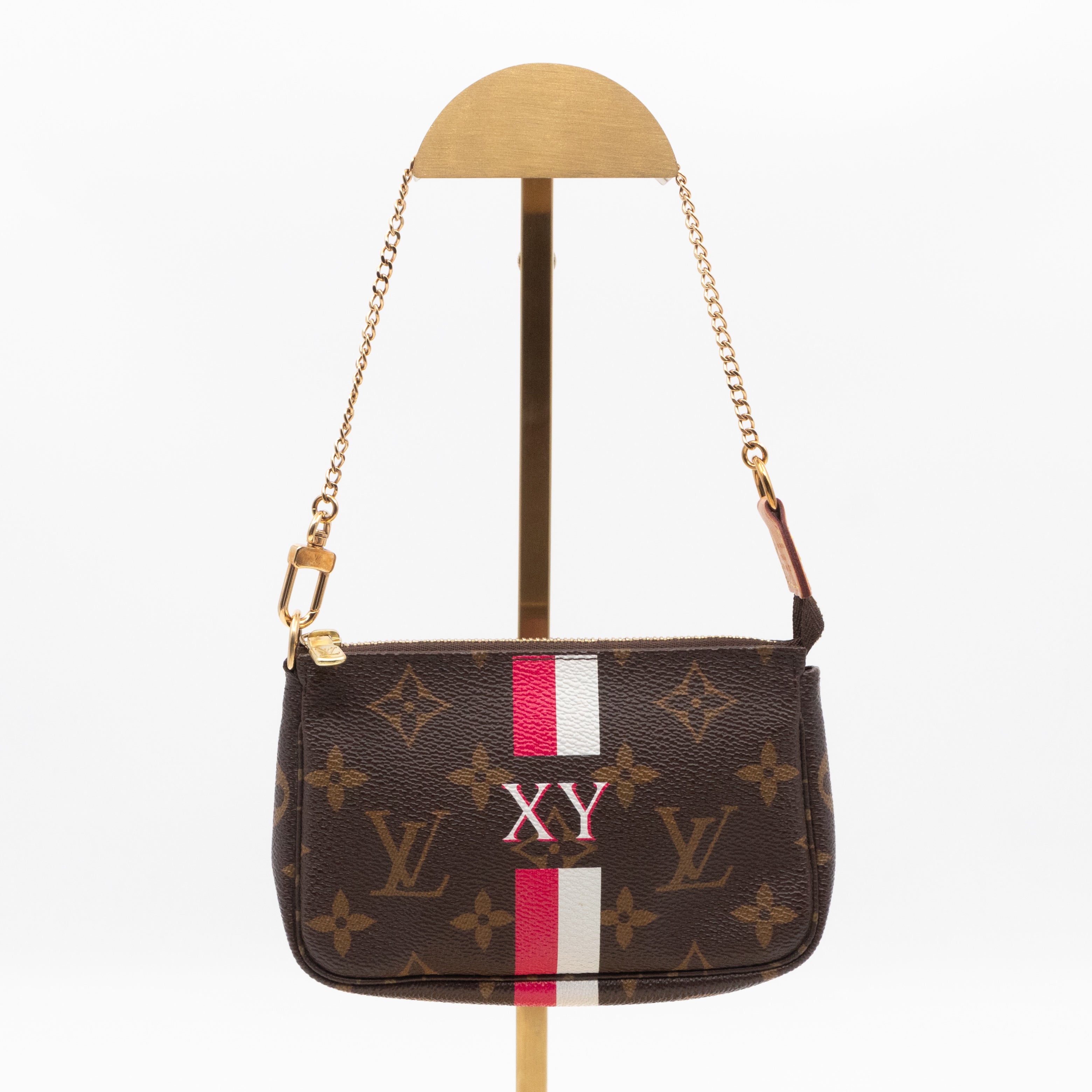Mini Pochette Accessoires Monogram My LV Heritage Fuchsia White