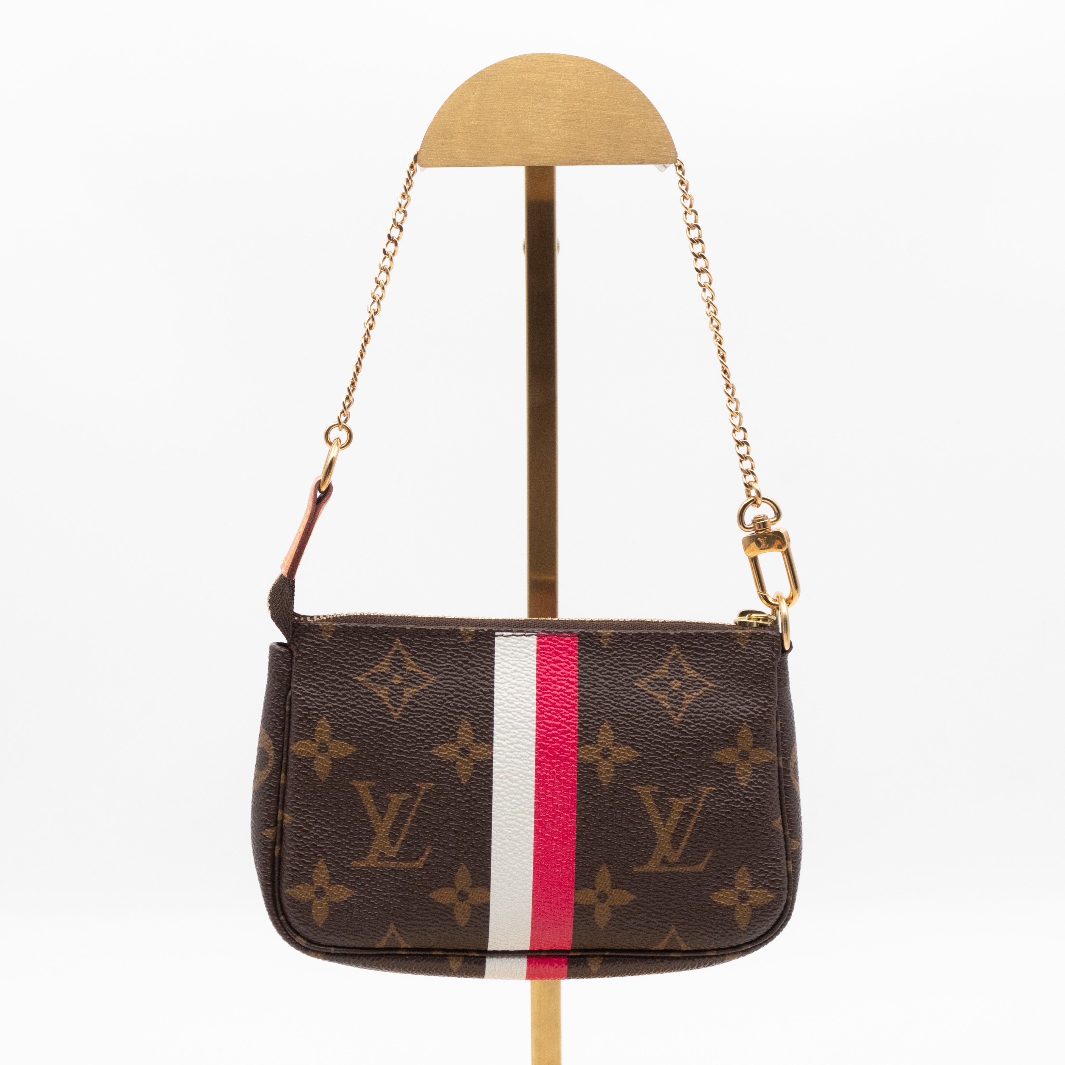 Mini Pochette Accessoires Monogram My LV Heritage Fuchsia White