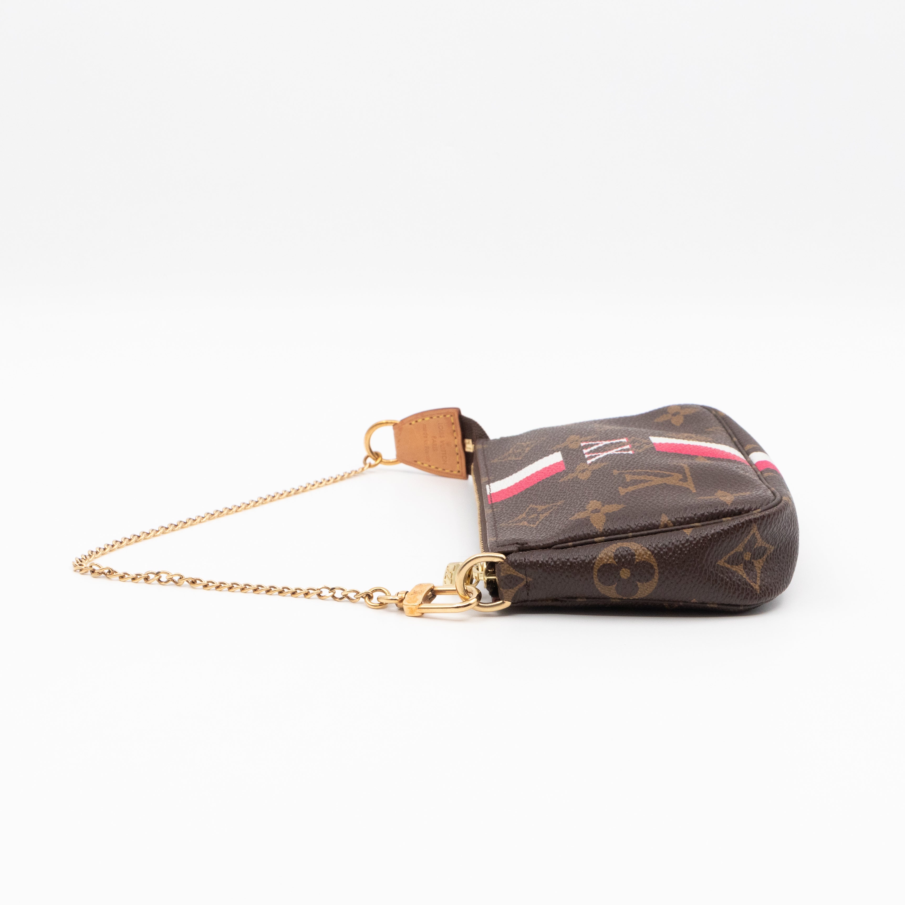 Mini Pochette Accessoires Monogram My LV Heritage Fuchsia White