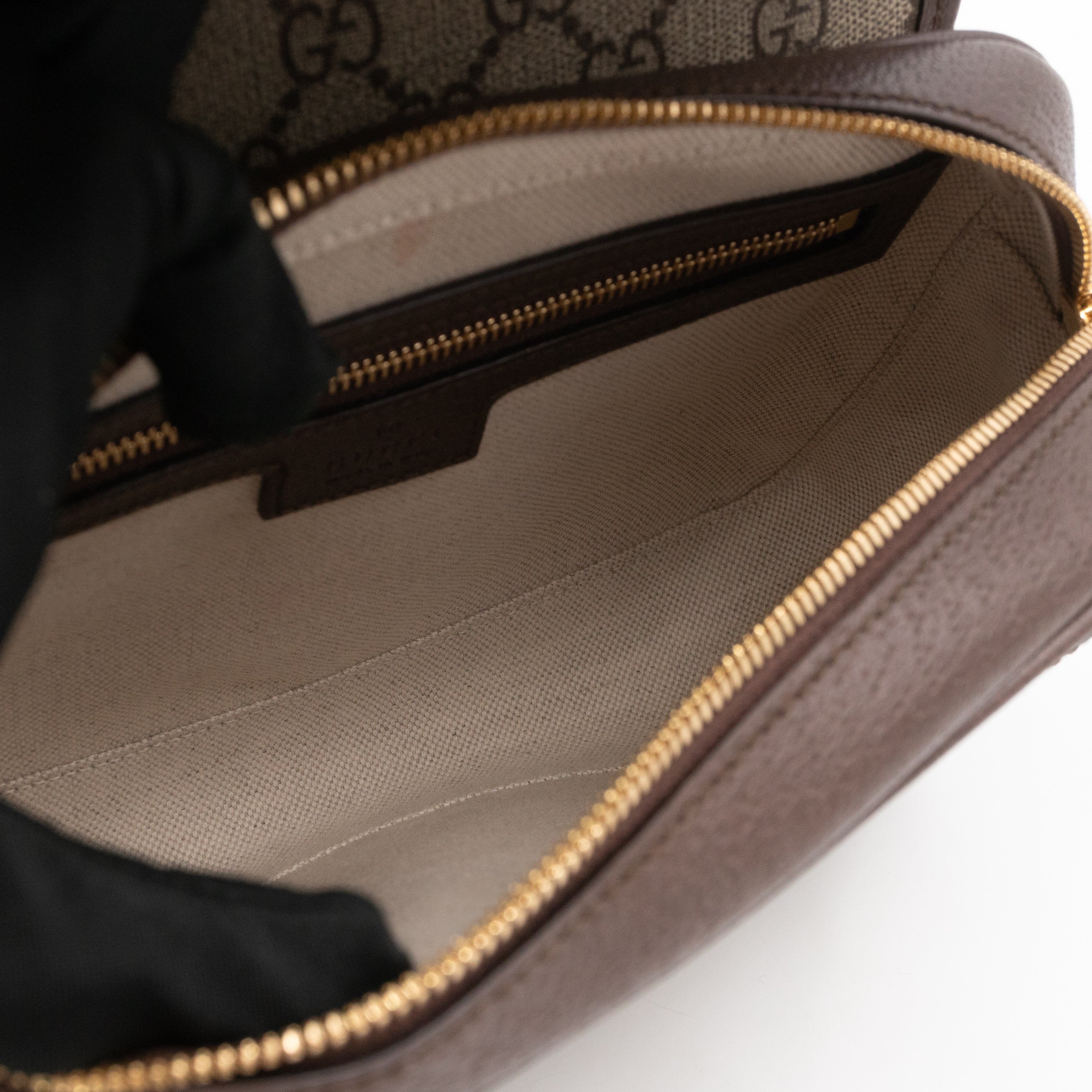 Ophidia GG Small Shoulder Bag GG Supreme Brown