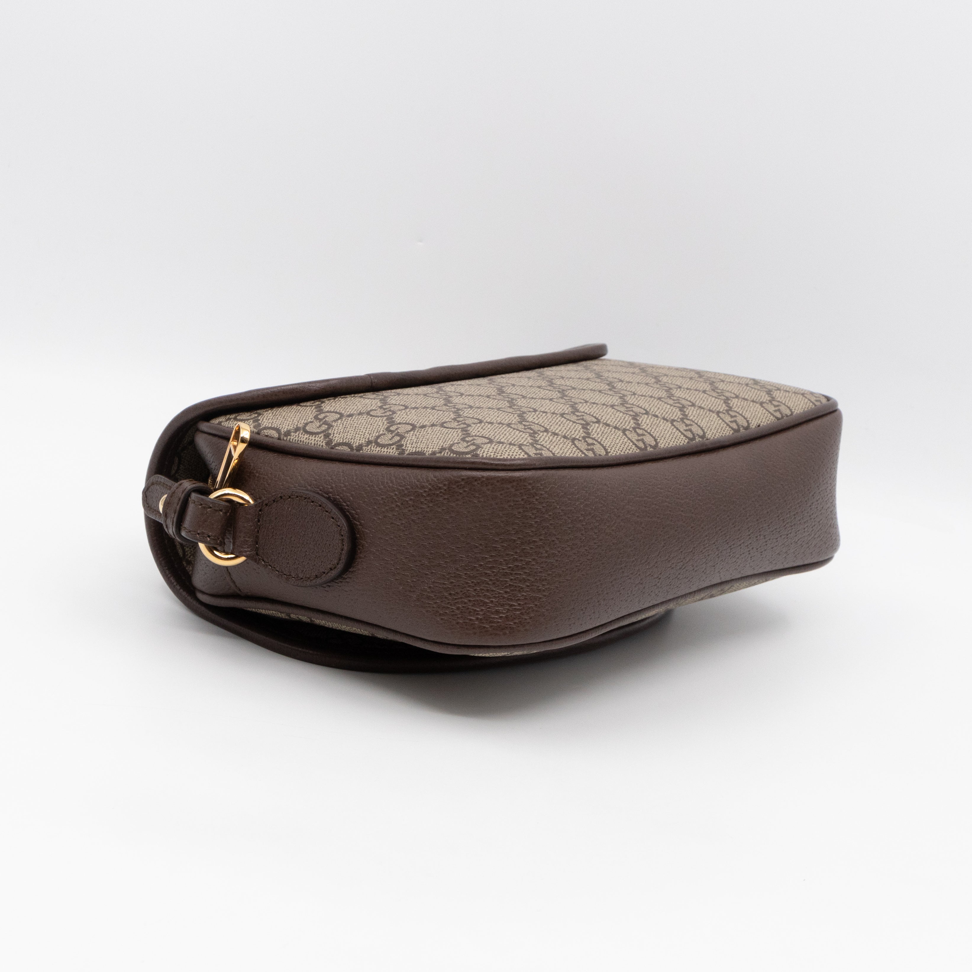 Ophidia GG Small Shoulder Bag GG Supreme Brown