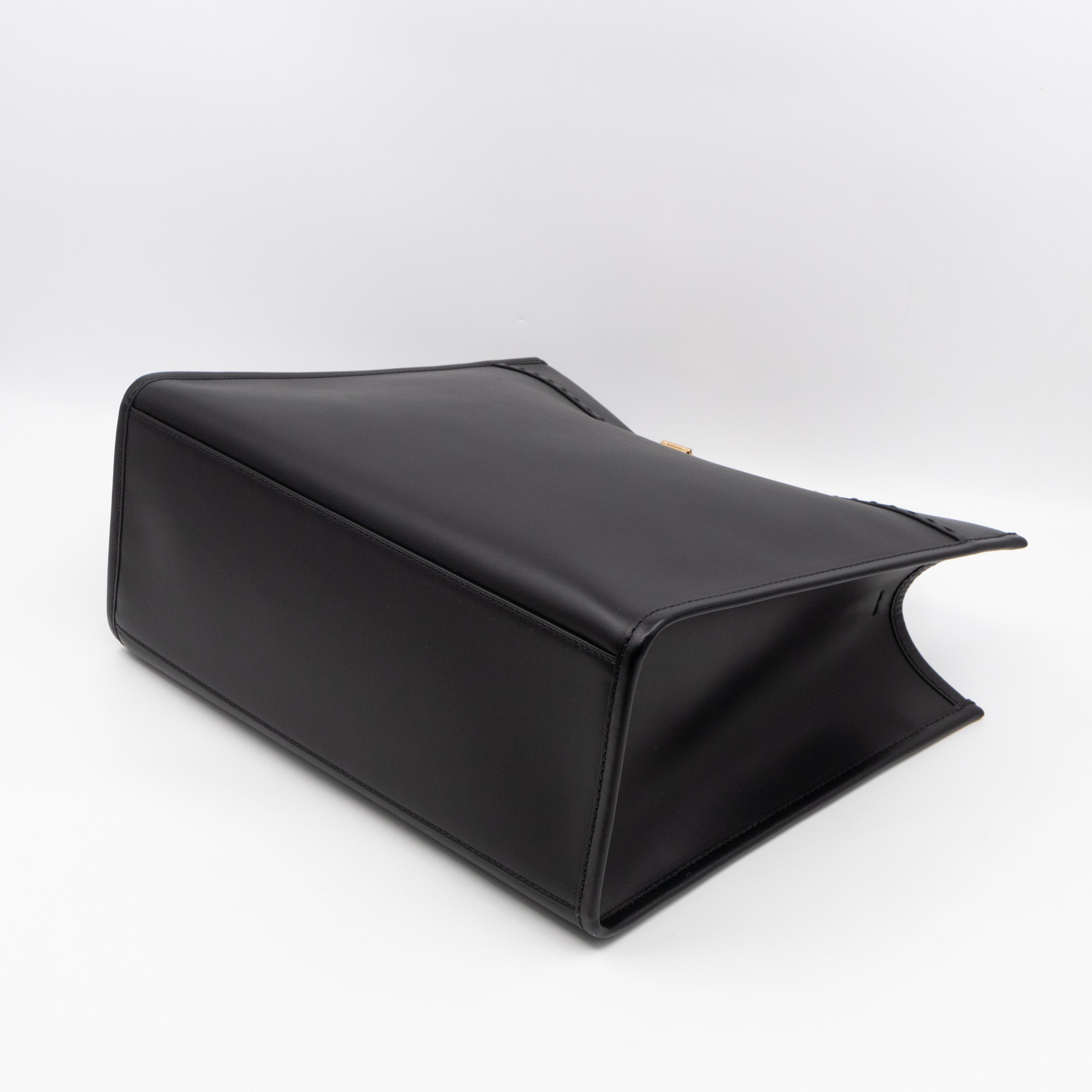 Sunshine Medium Black Leather