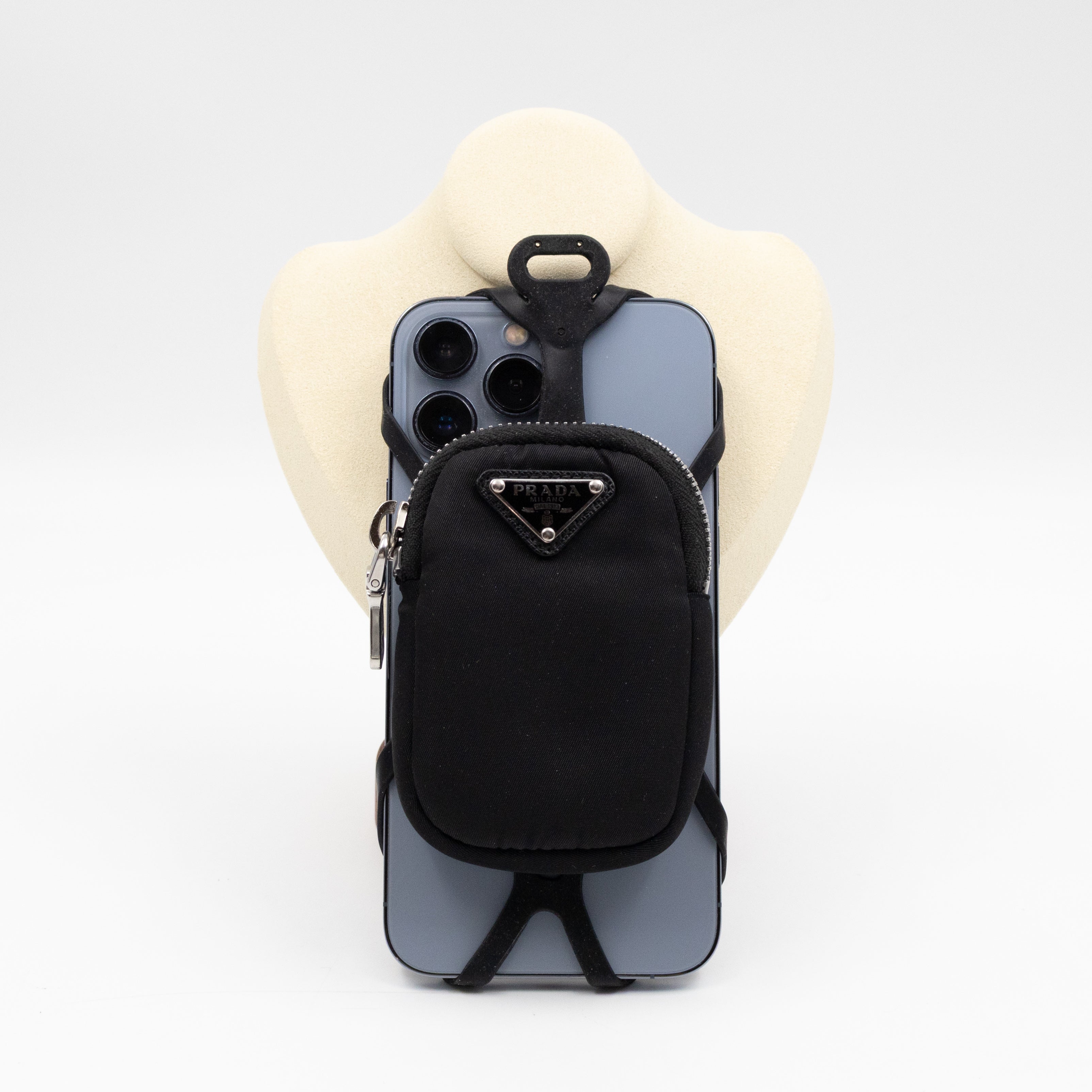 Phone Holder Black Nylon
