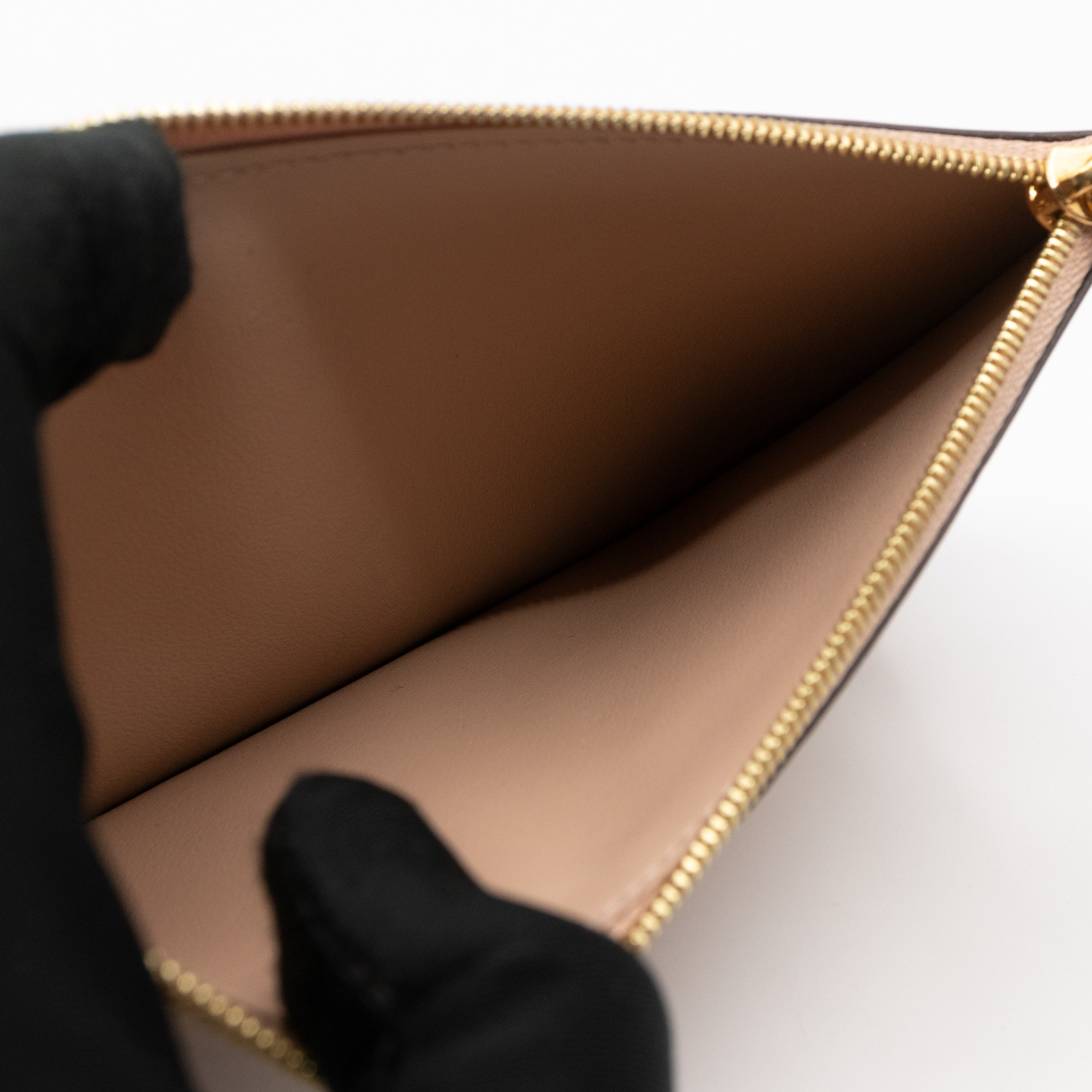 Pochette Felicie Beige Vernis Leather