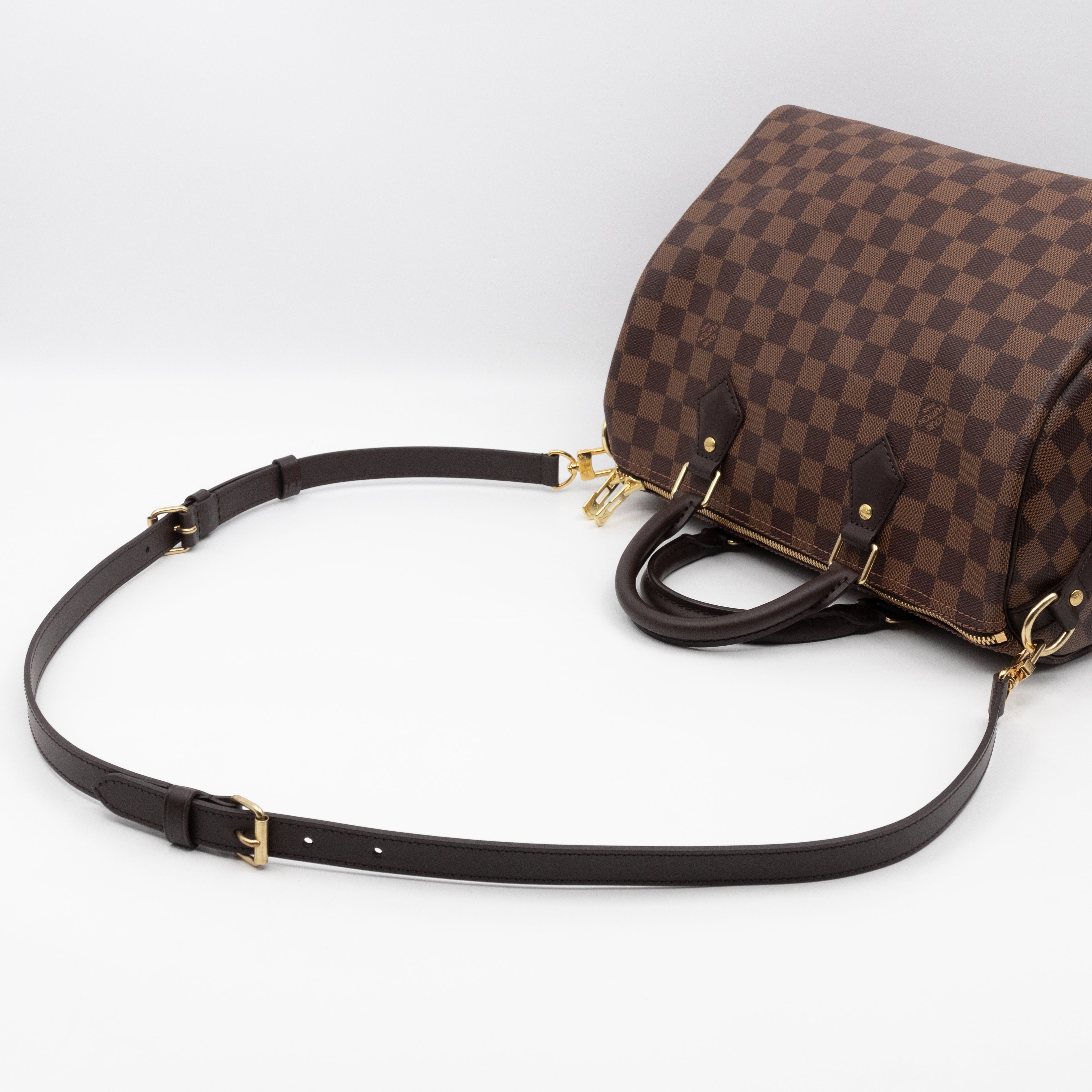 Speedy 30 Bandouliere Damier Ebene