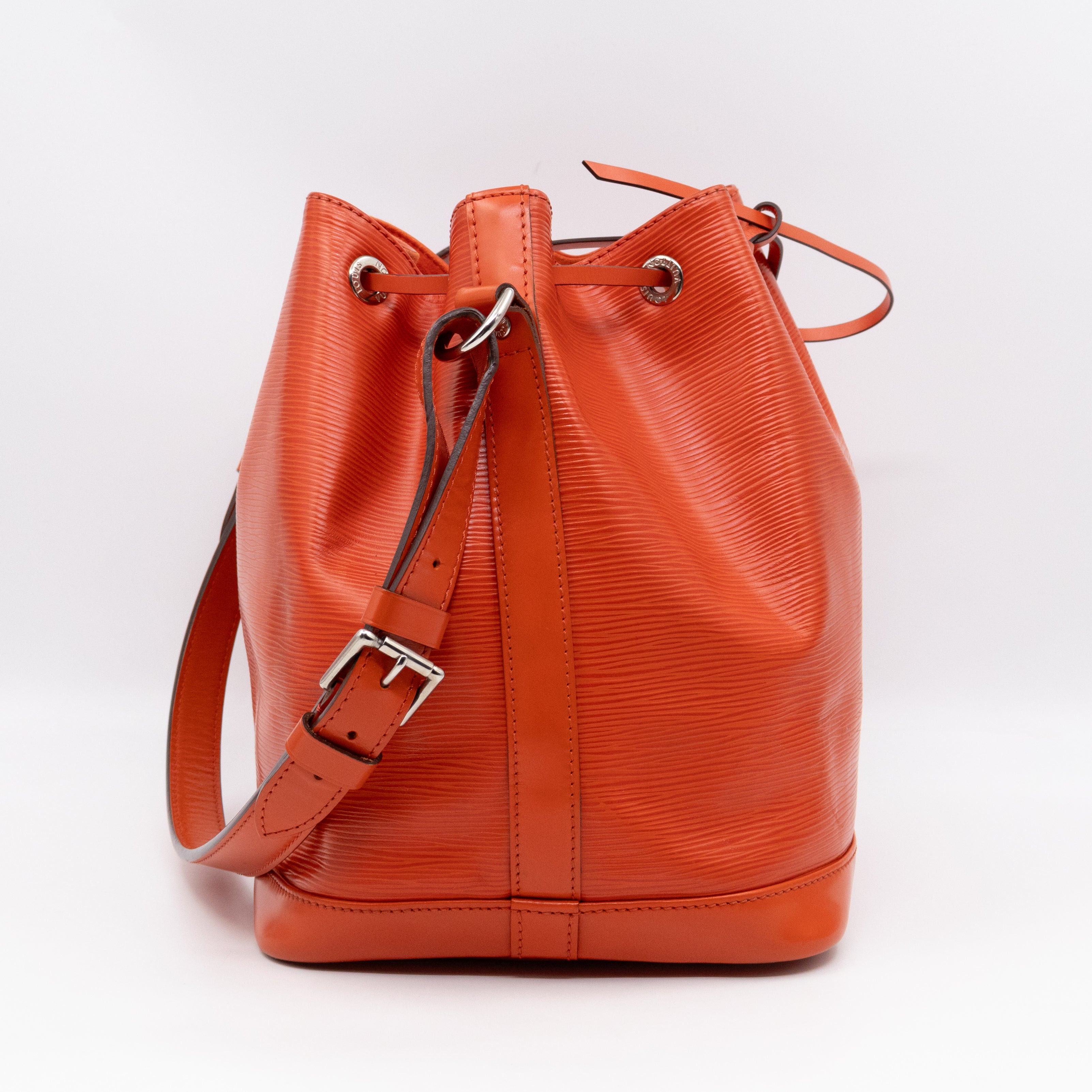 Petit Noe Orange Epi Leather