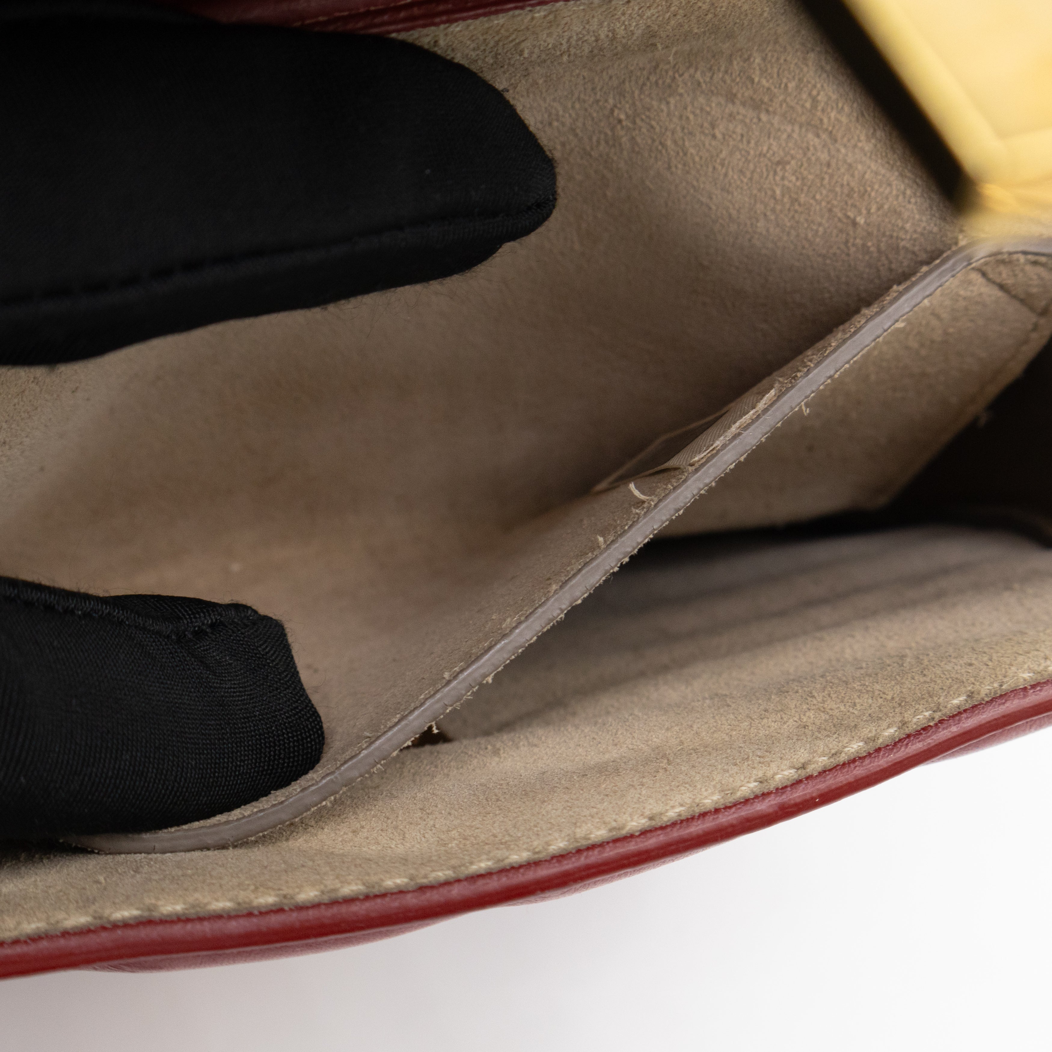 Mini Drew Burgundy Leather