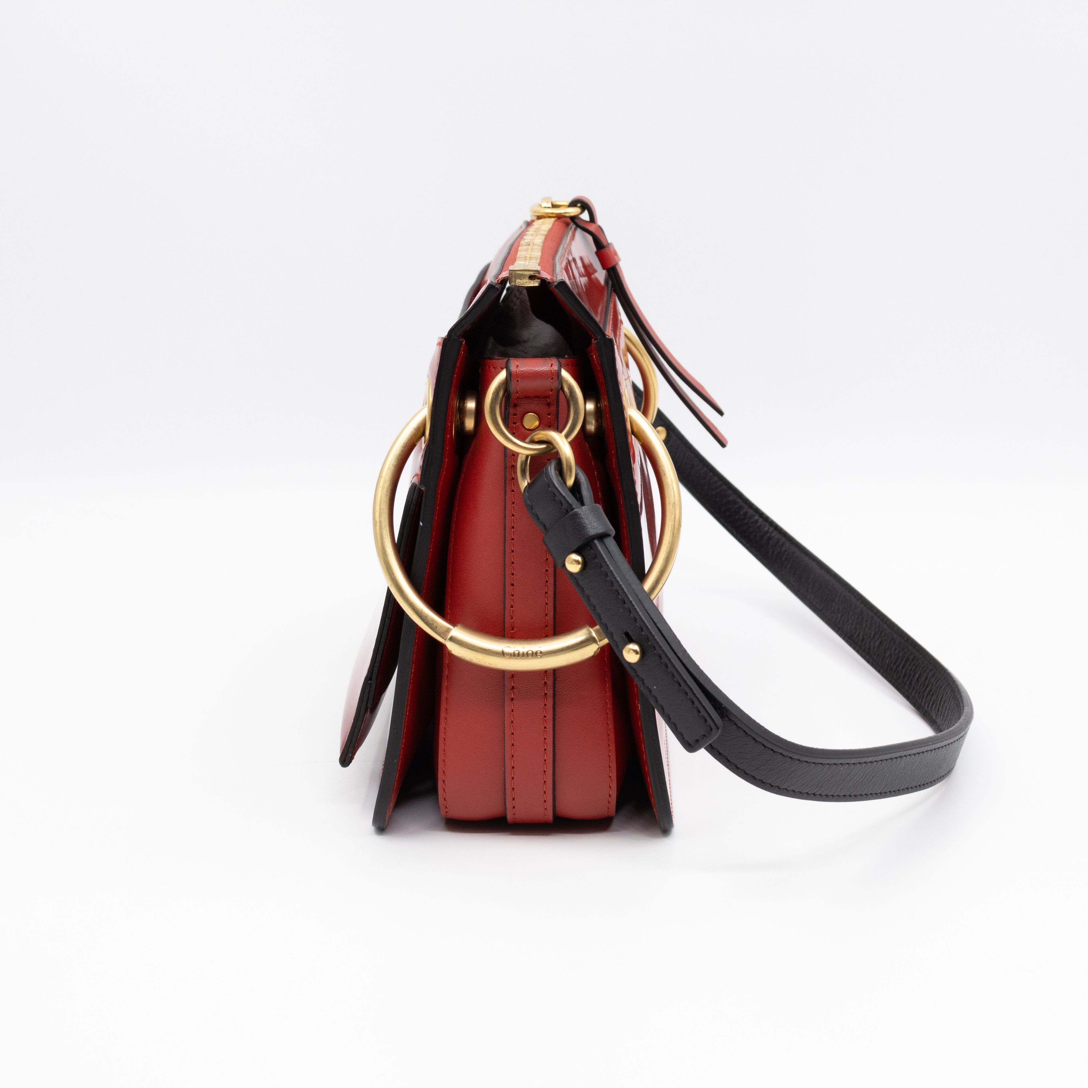 Roy Bag Red Patent Leather