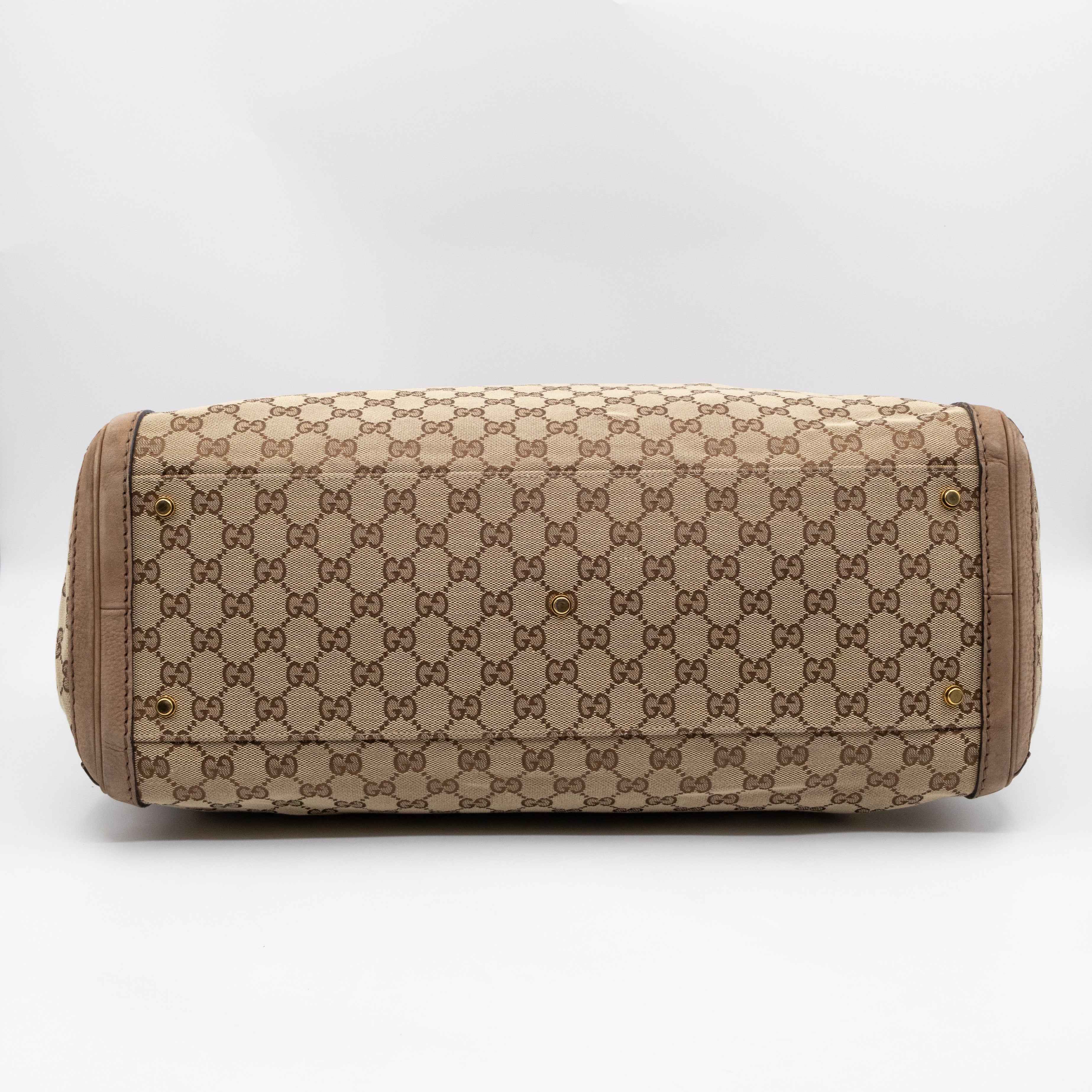 Large GG Running Bag Brown GG Supreme Canvas