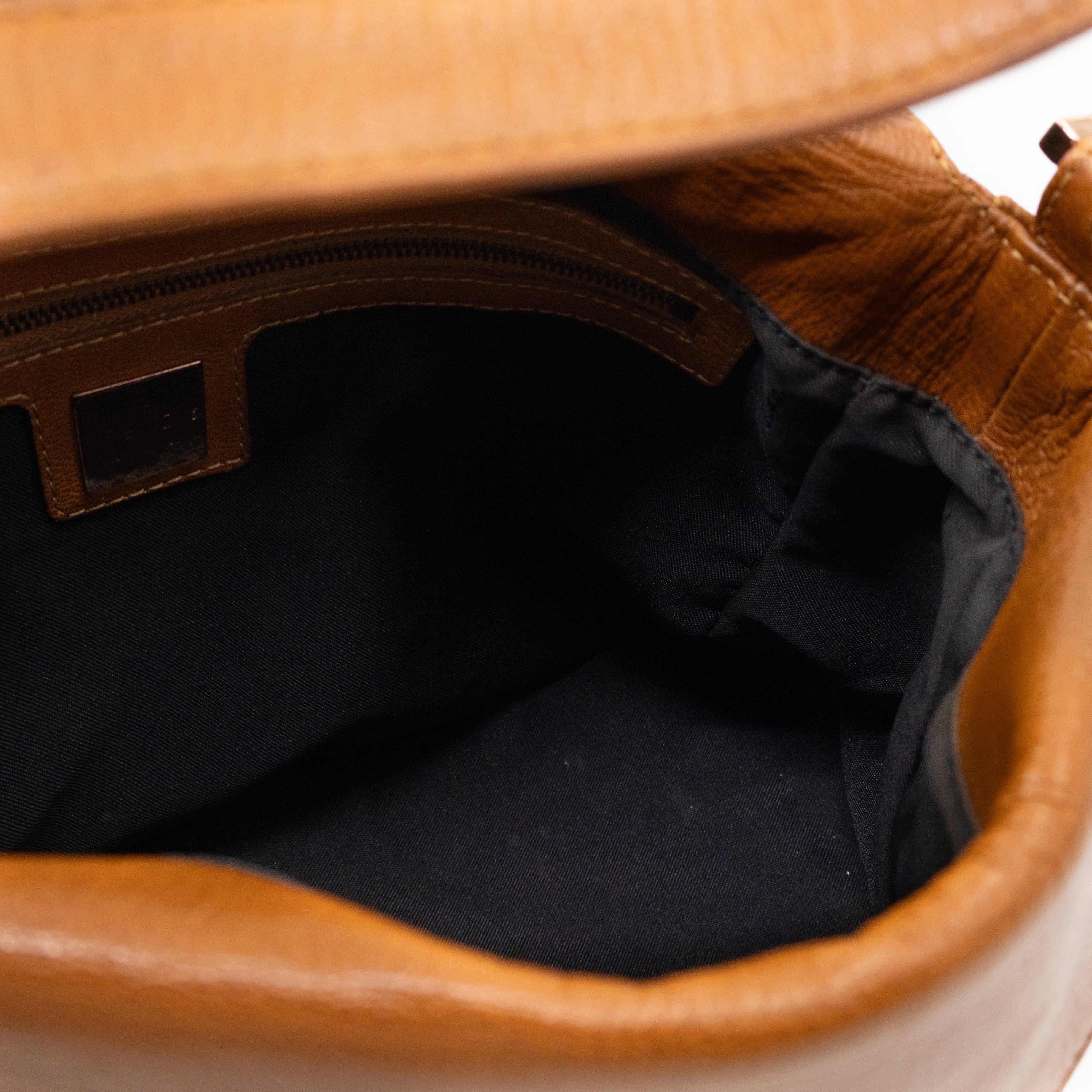 Mamma Forever Baguette Brown Leather