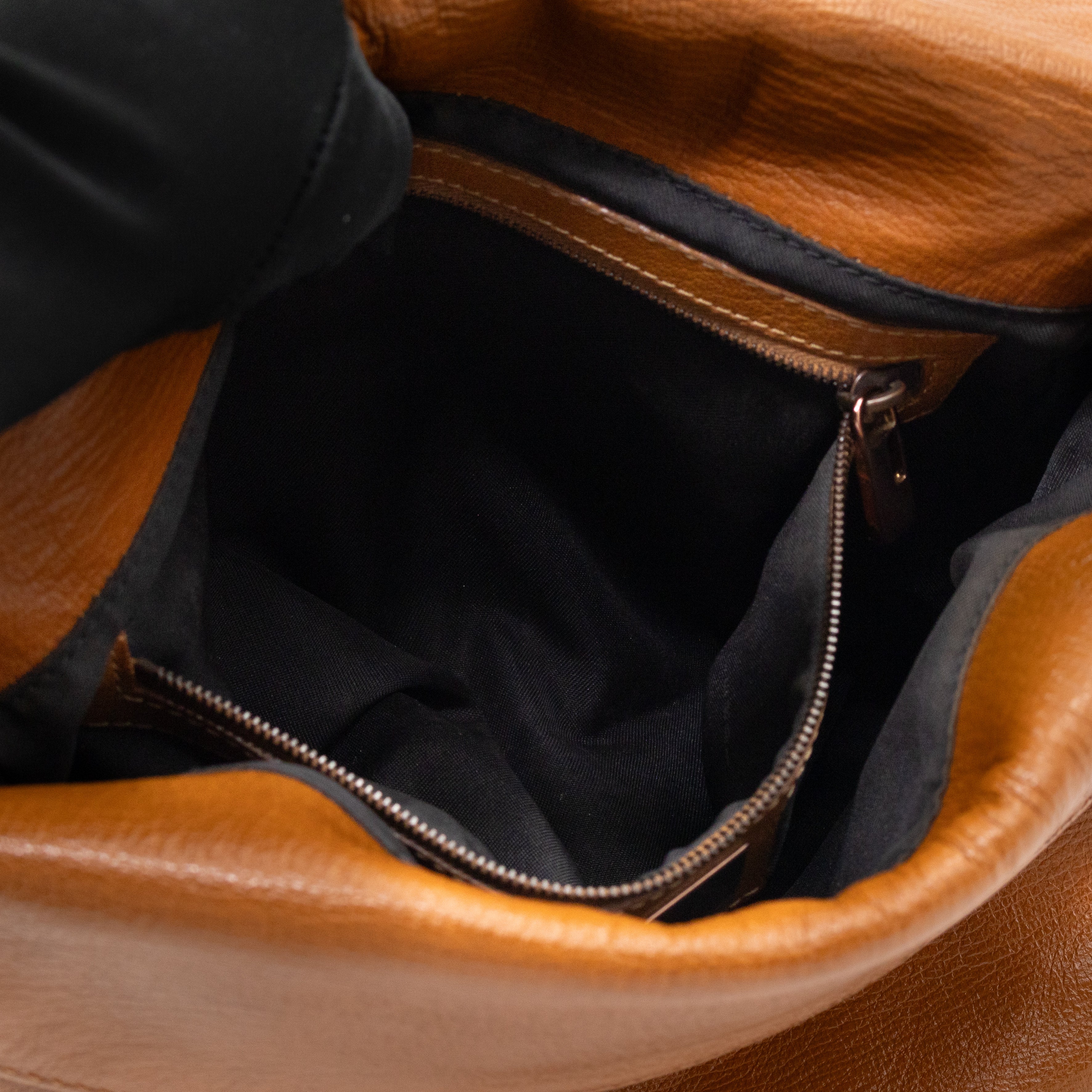 Mamma Forever Baguette Brown Leather