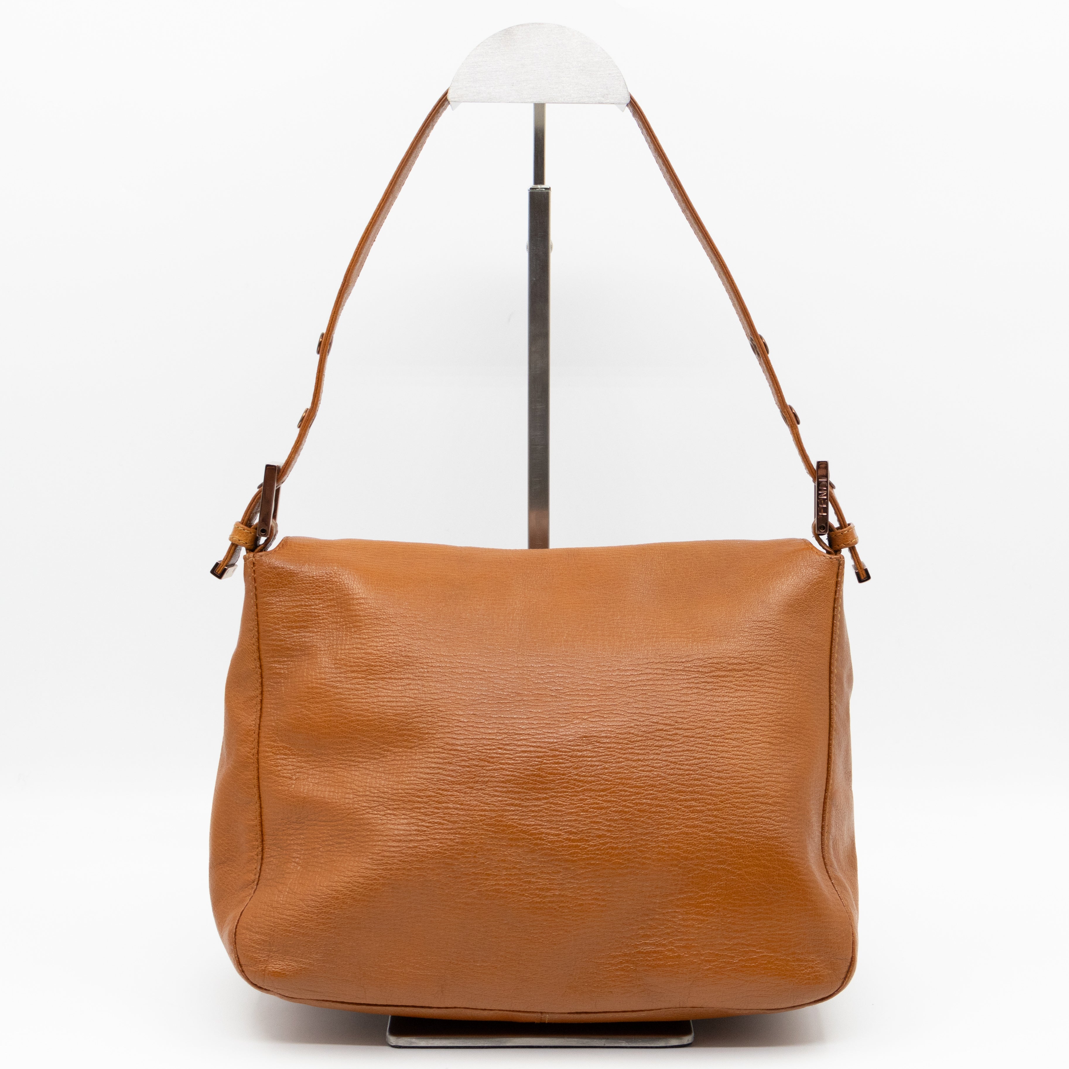 Mamma Forever Baguette Brown Leather