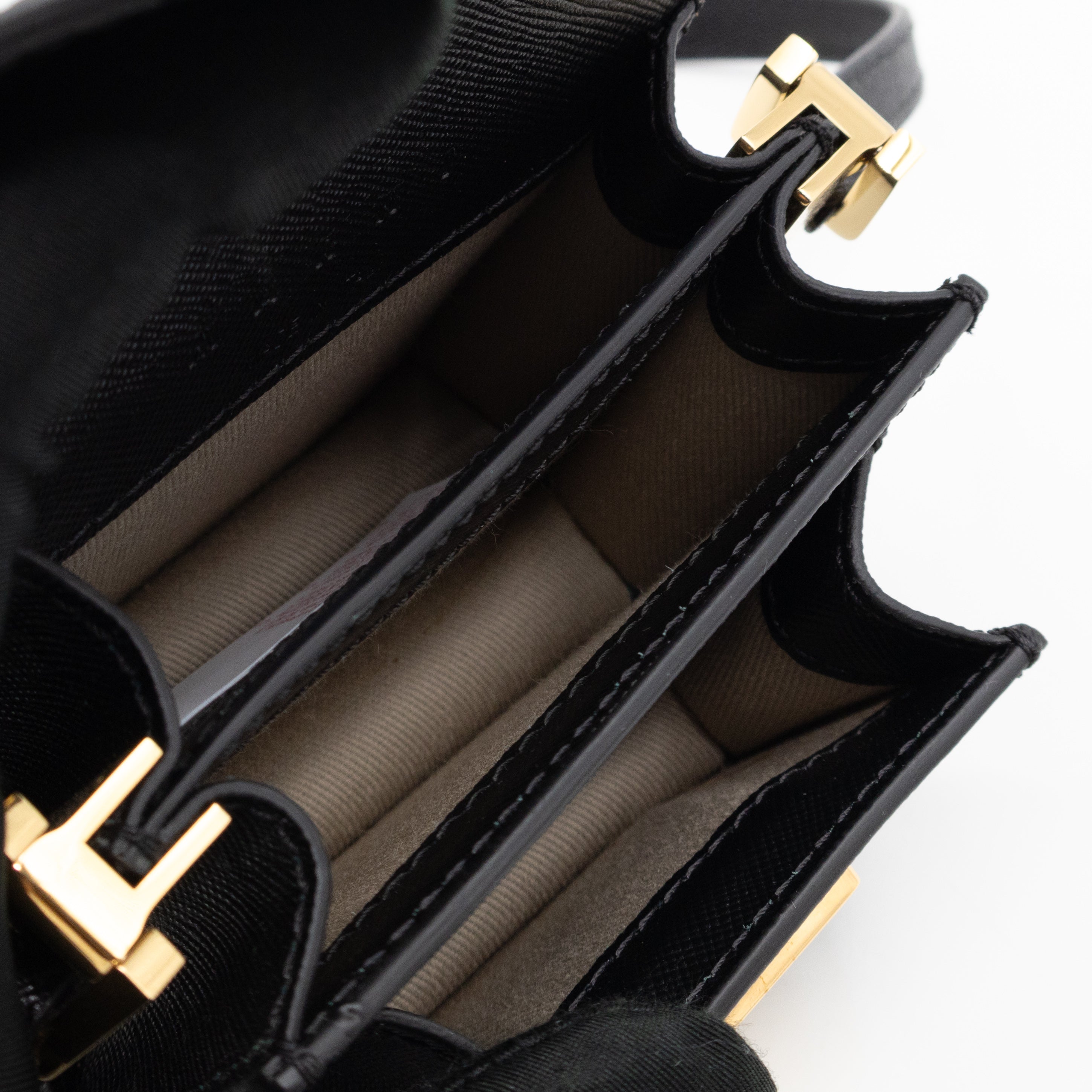 Trunk Bag Nano Black Leather