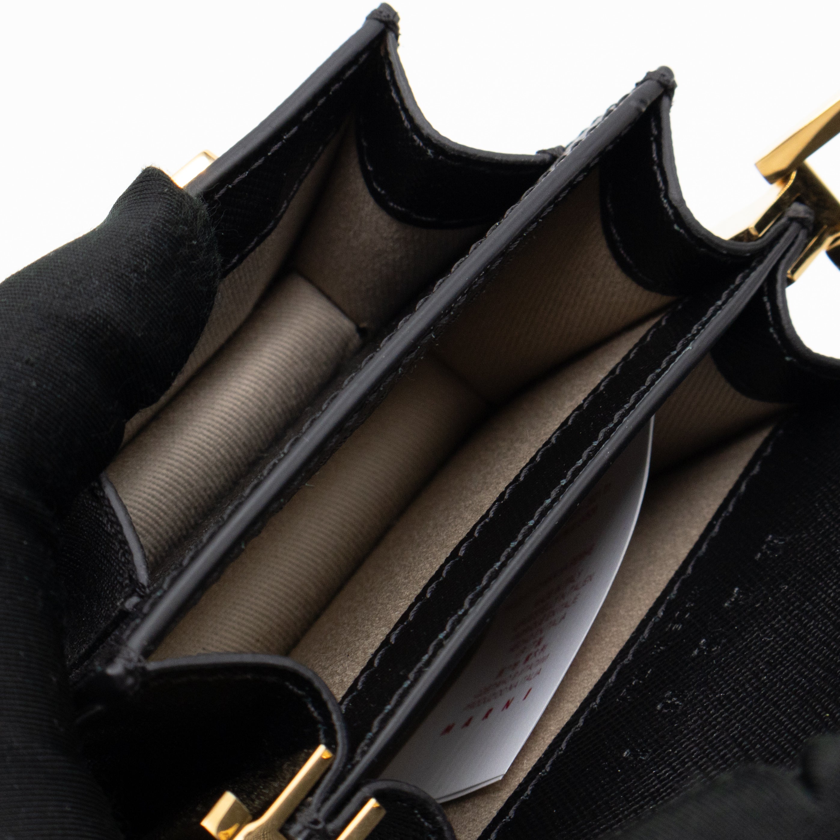 Trunk Bag Nano Black Leather