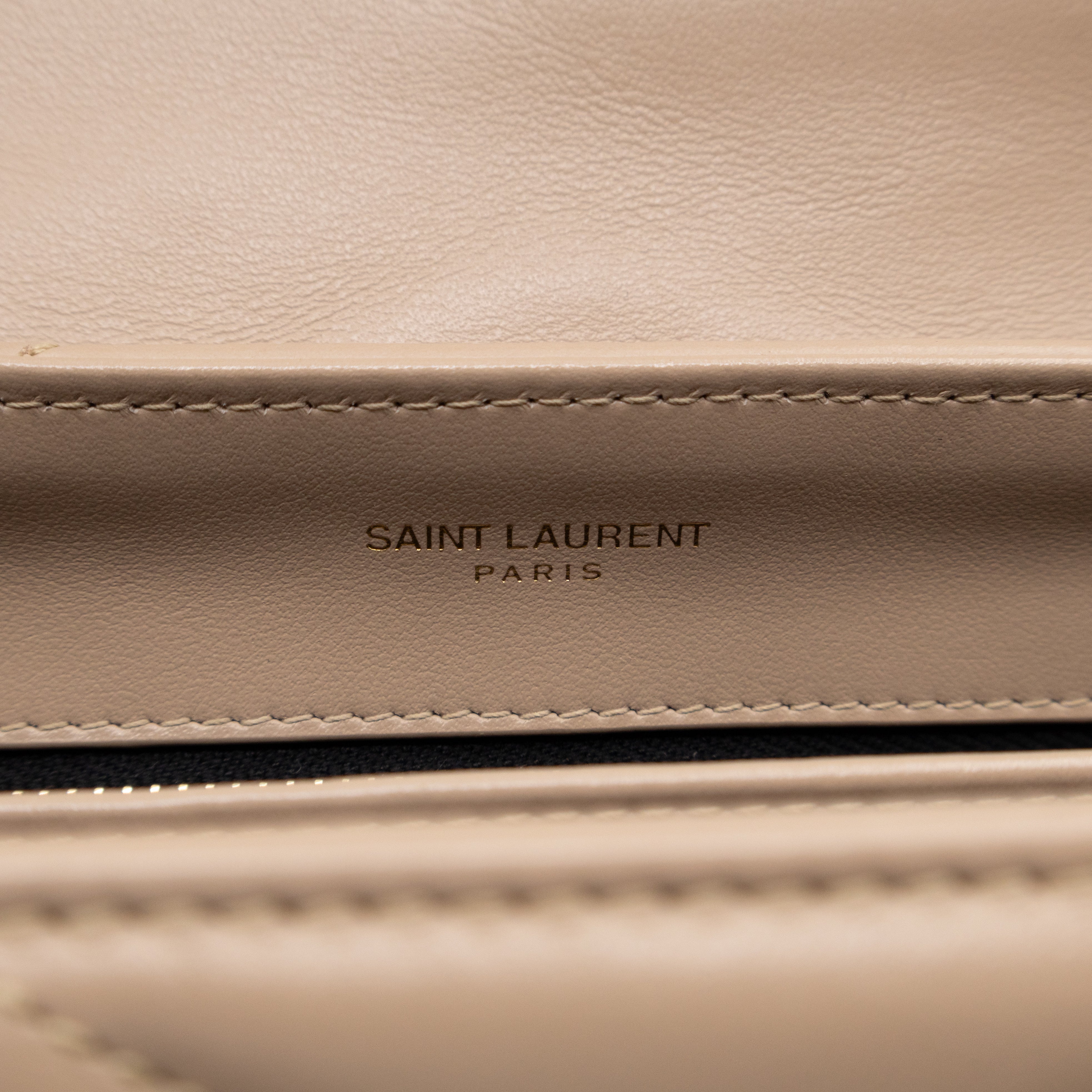 Loulou Toy Dark Beige Leather