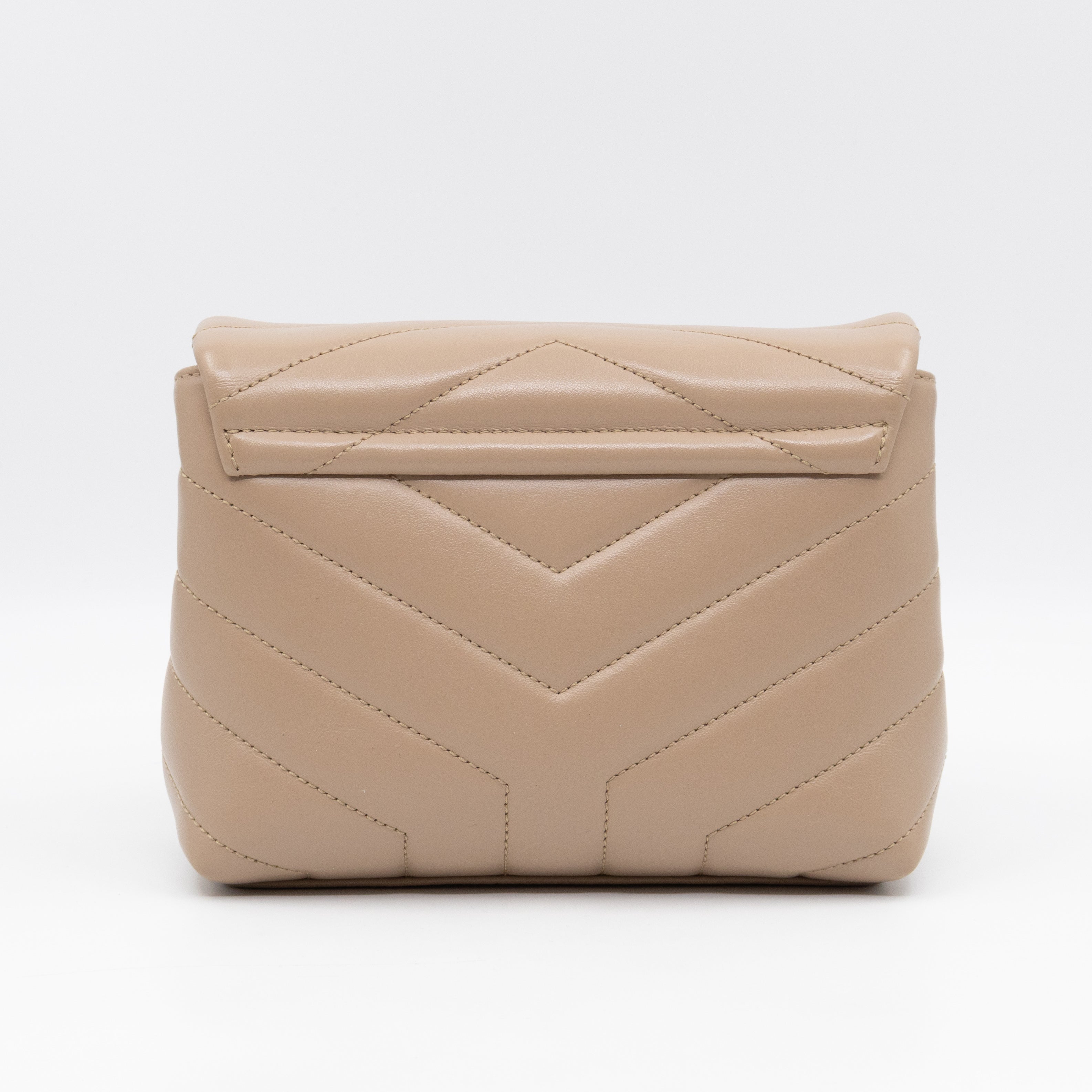 Loulou Toy Dark Beige Leather