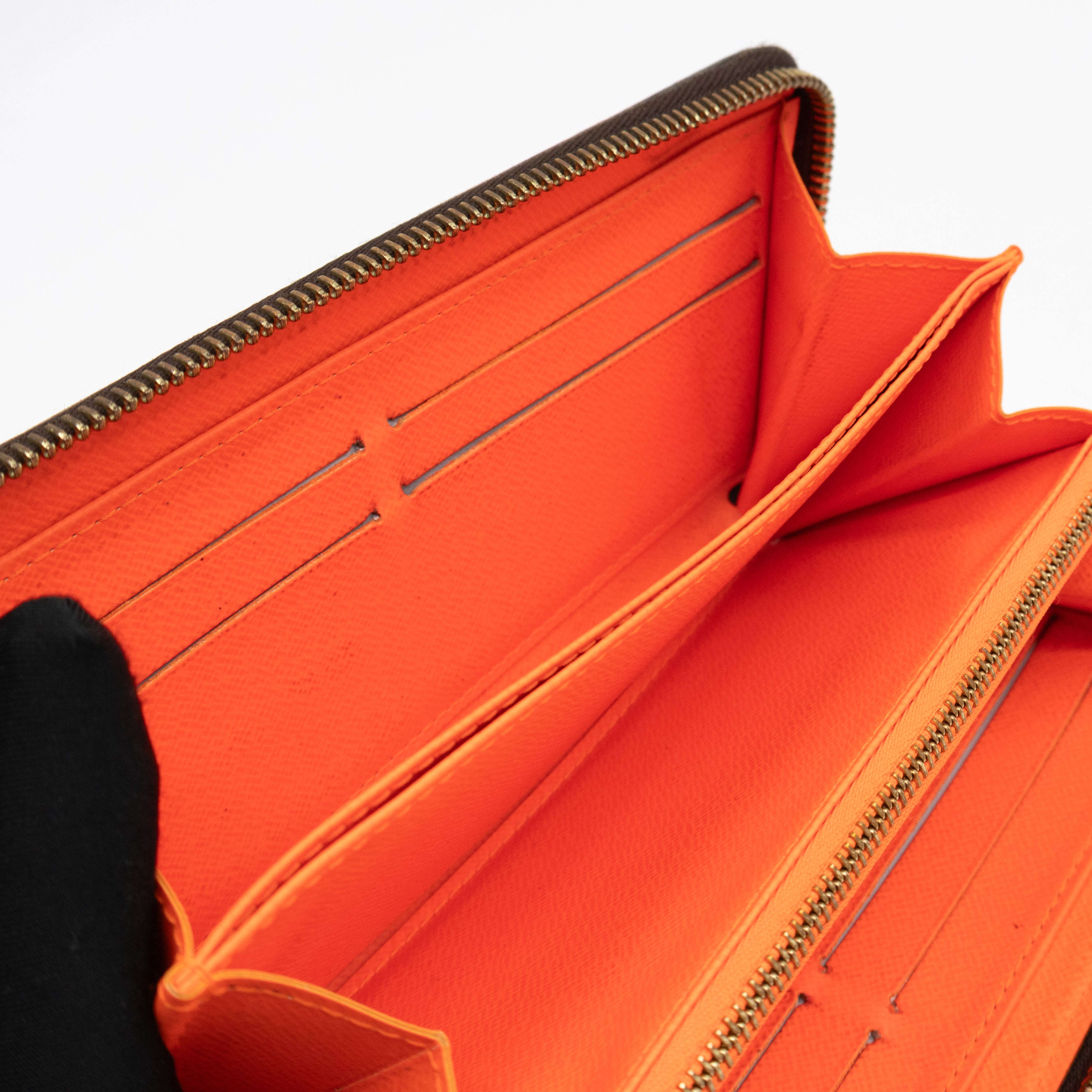 Zippy Wallet Monogram Graffiti Orange