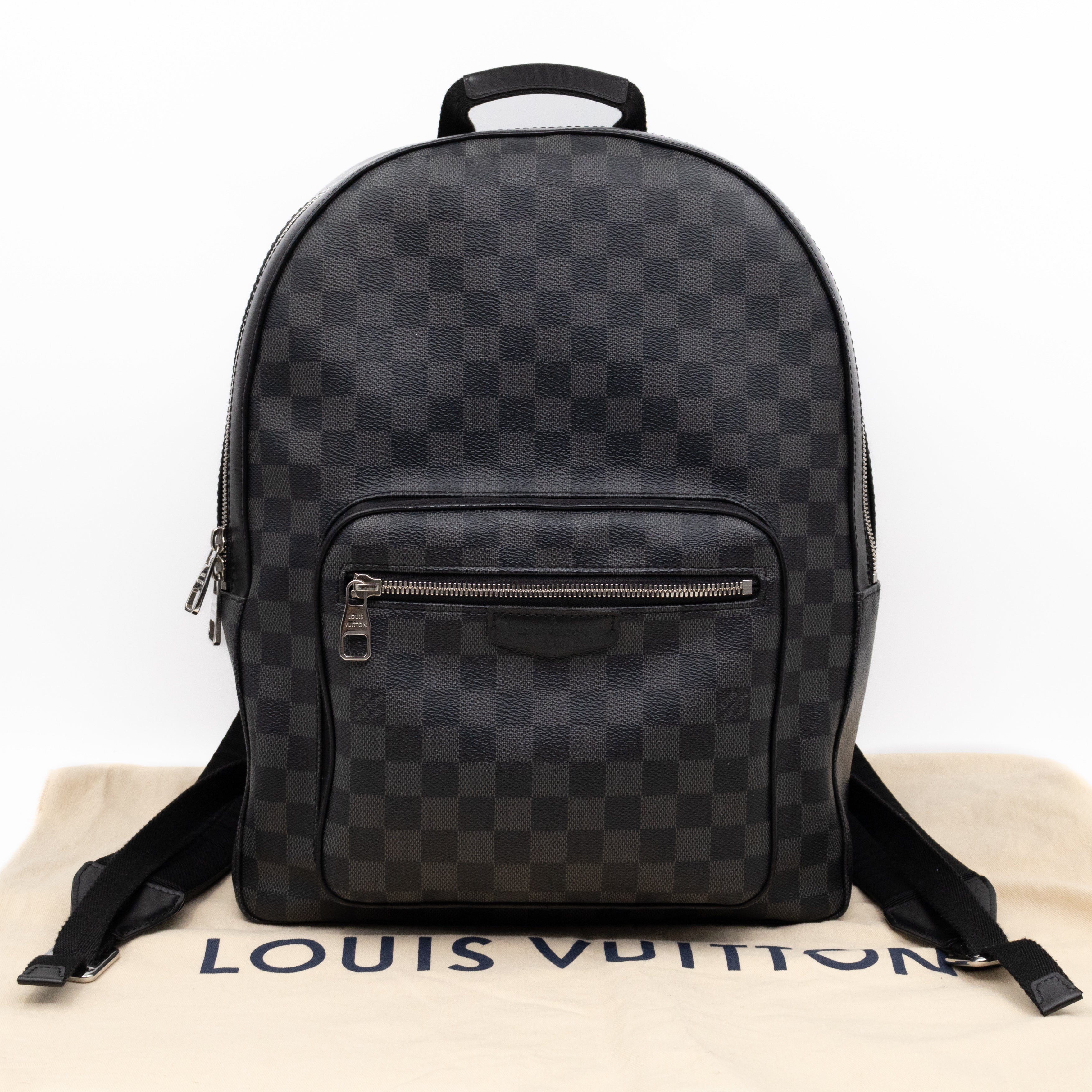 Josh Backpack Damier Graphite