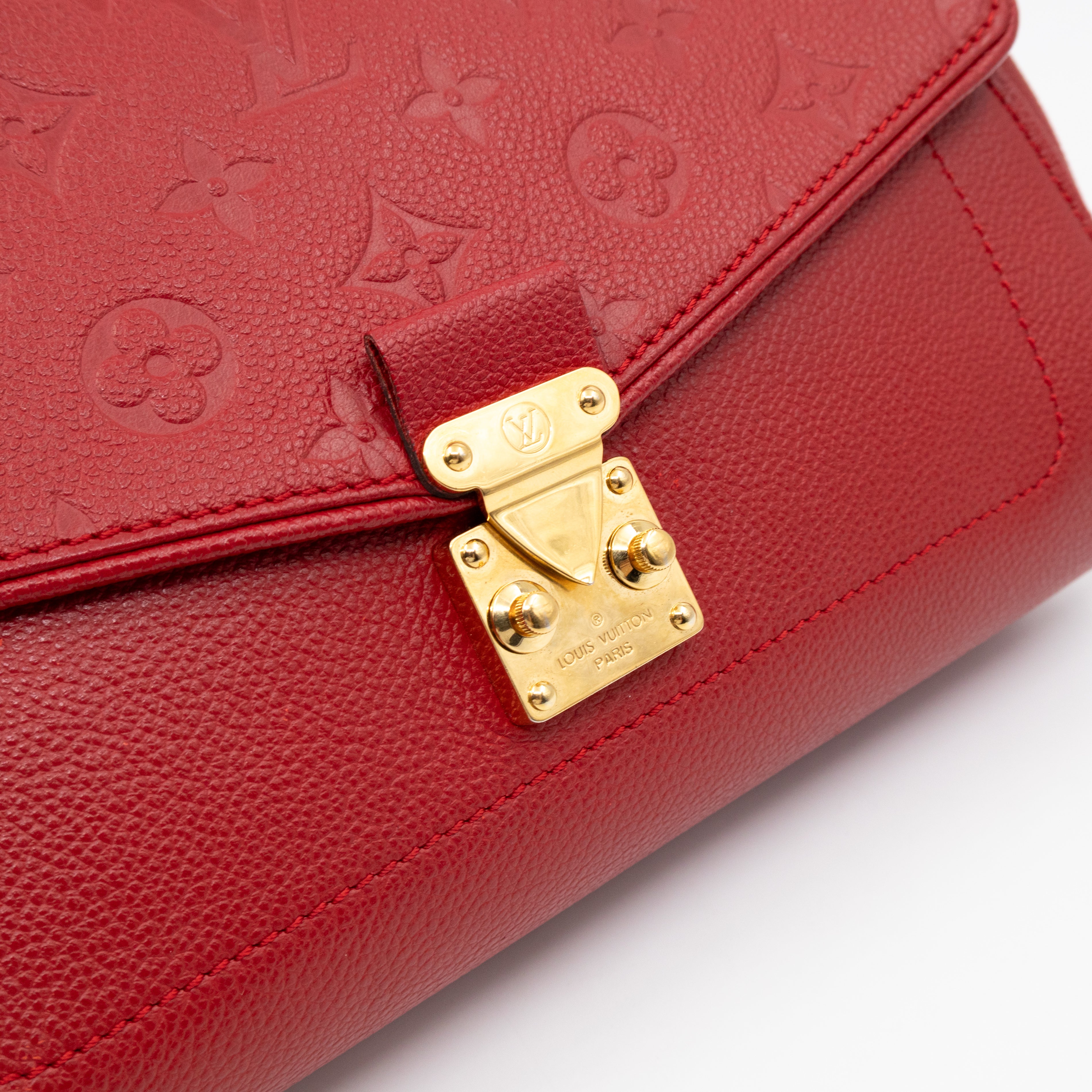 Saint Germain PM Red Monogram Empreinte