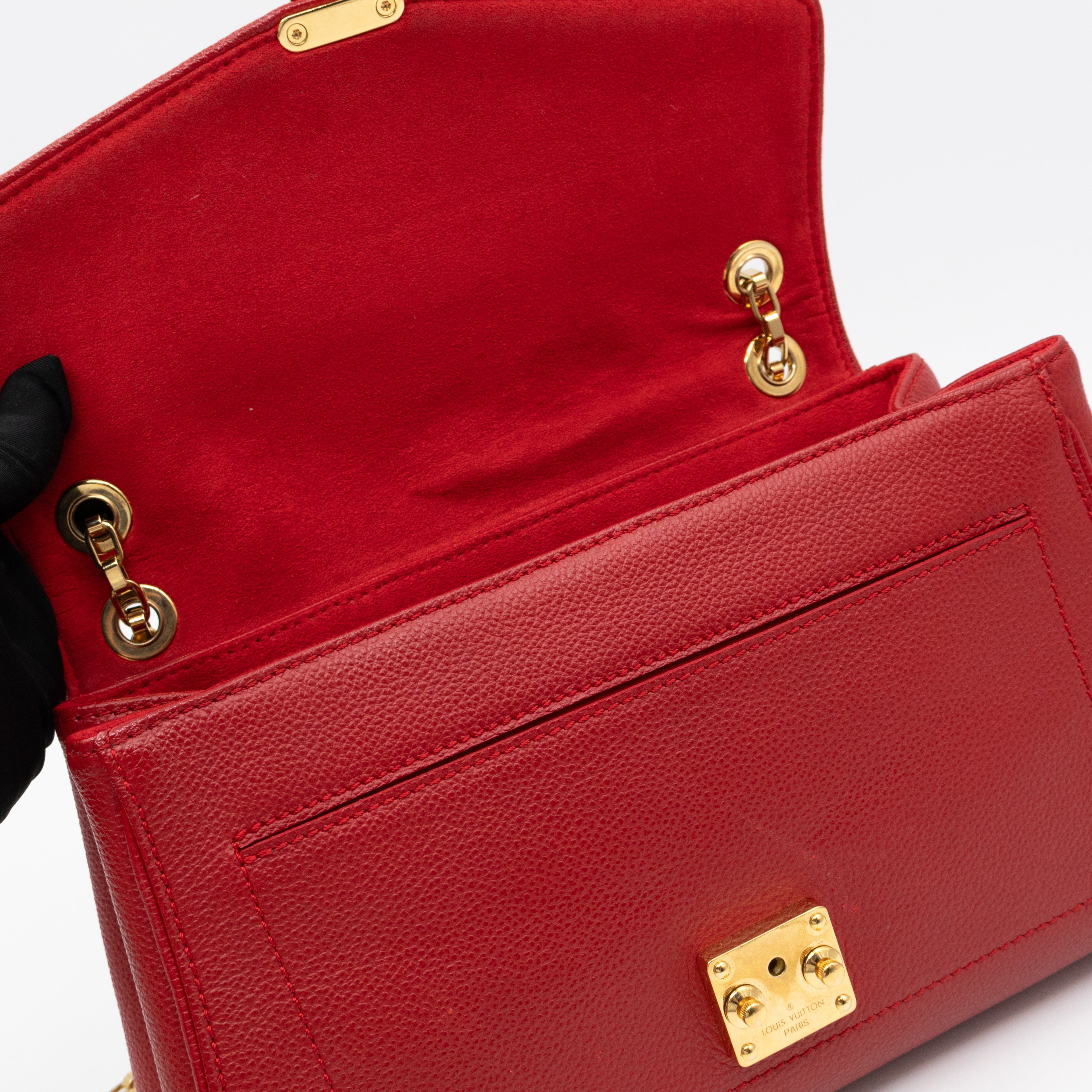 Saint Germain PM Red Monogram Empreinte