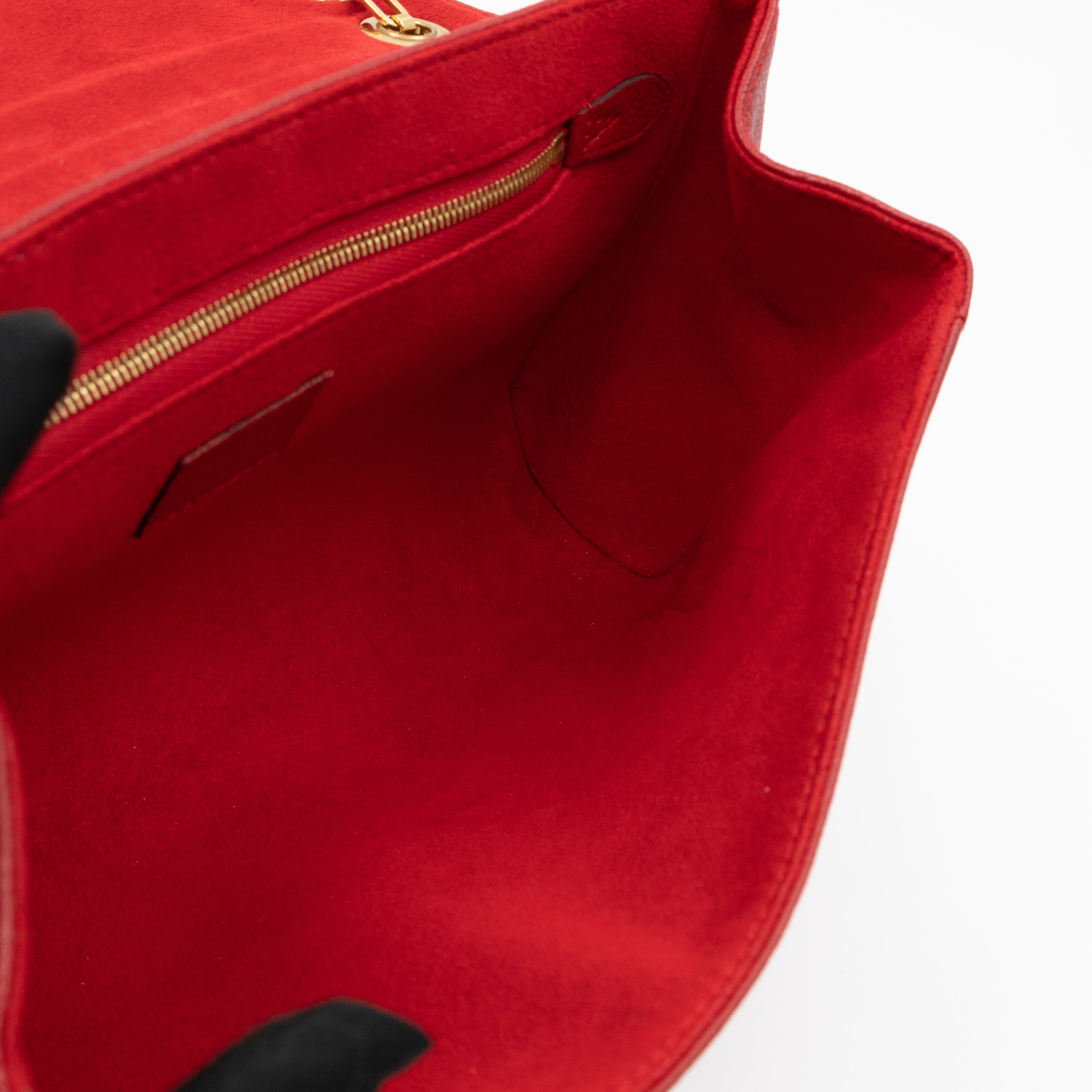 Saint Germain PM Red Monogram Empreinte