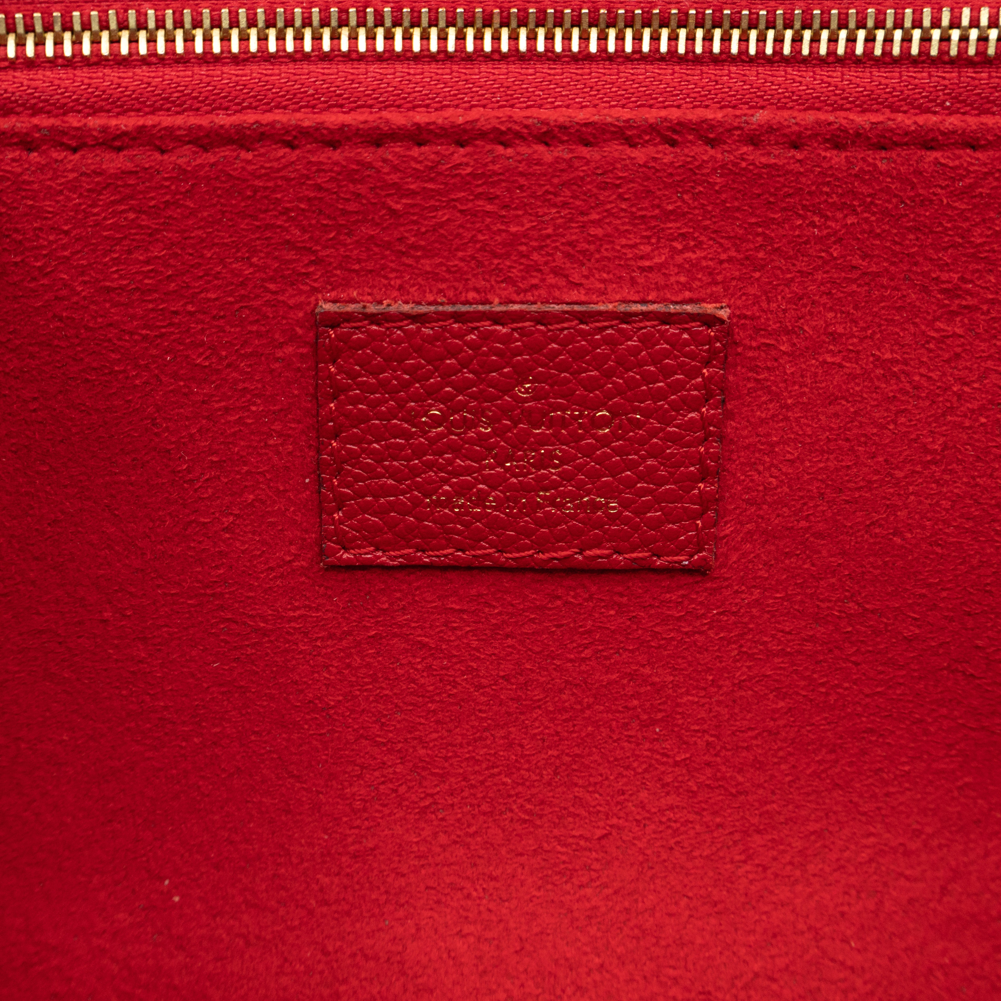 Saint Germain PM Red Monogram Empreinte