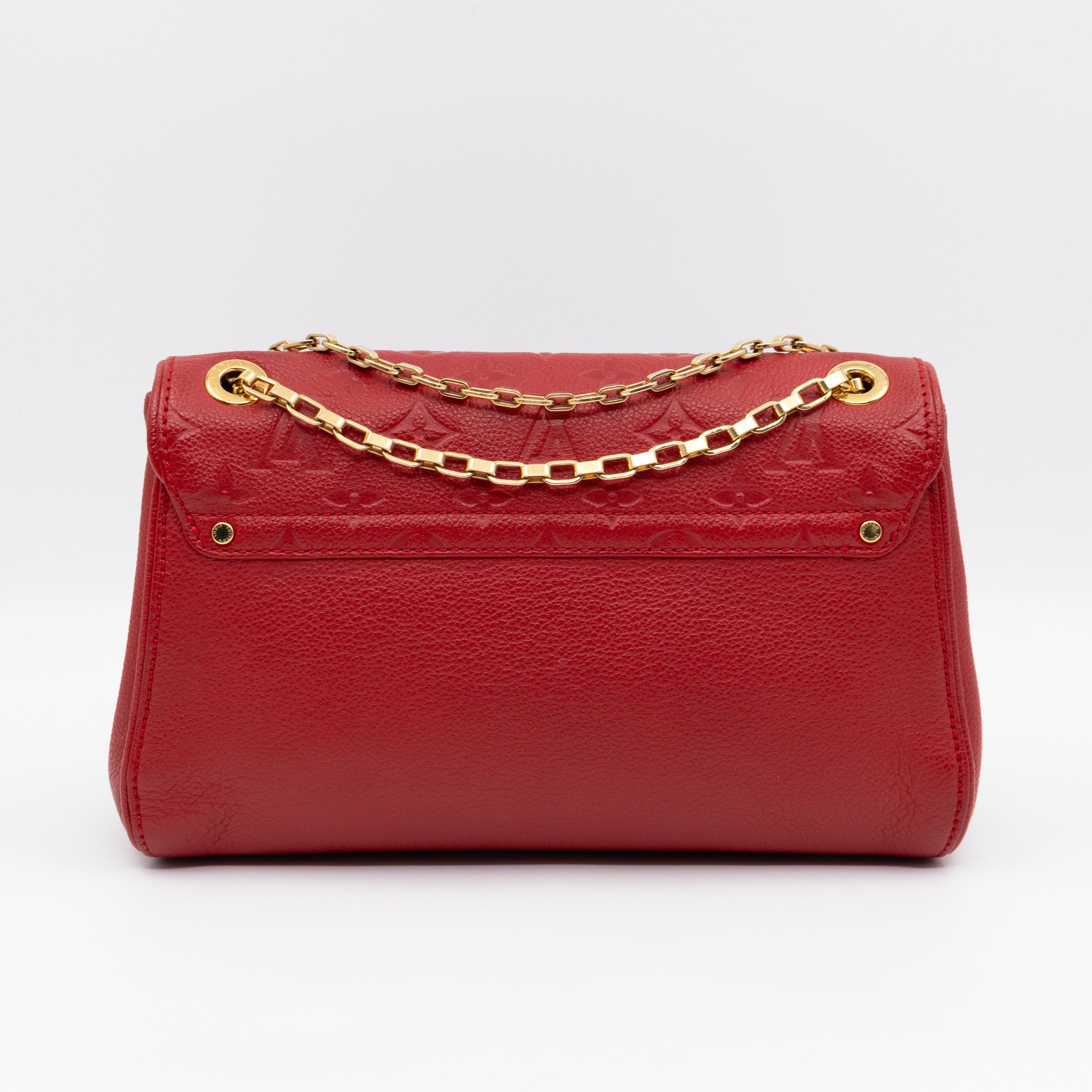 Saint Germain PM Red Monogram Empreinte